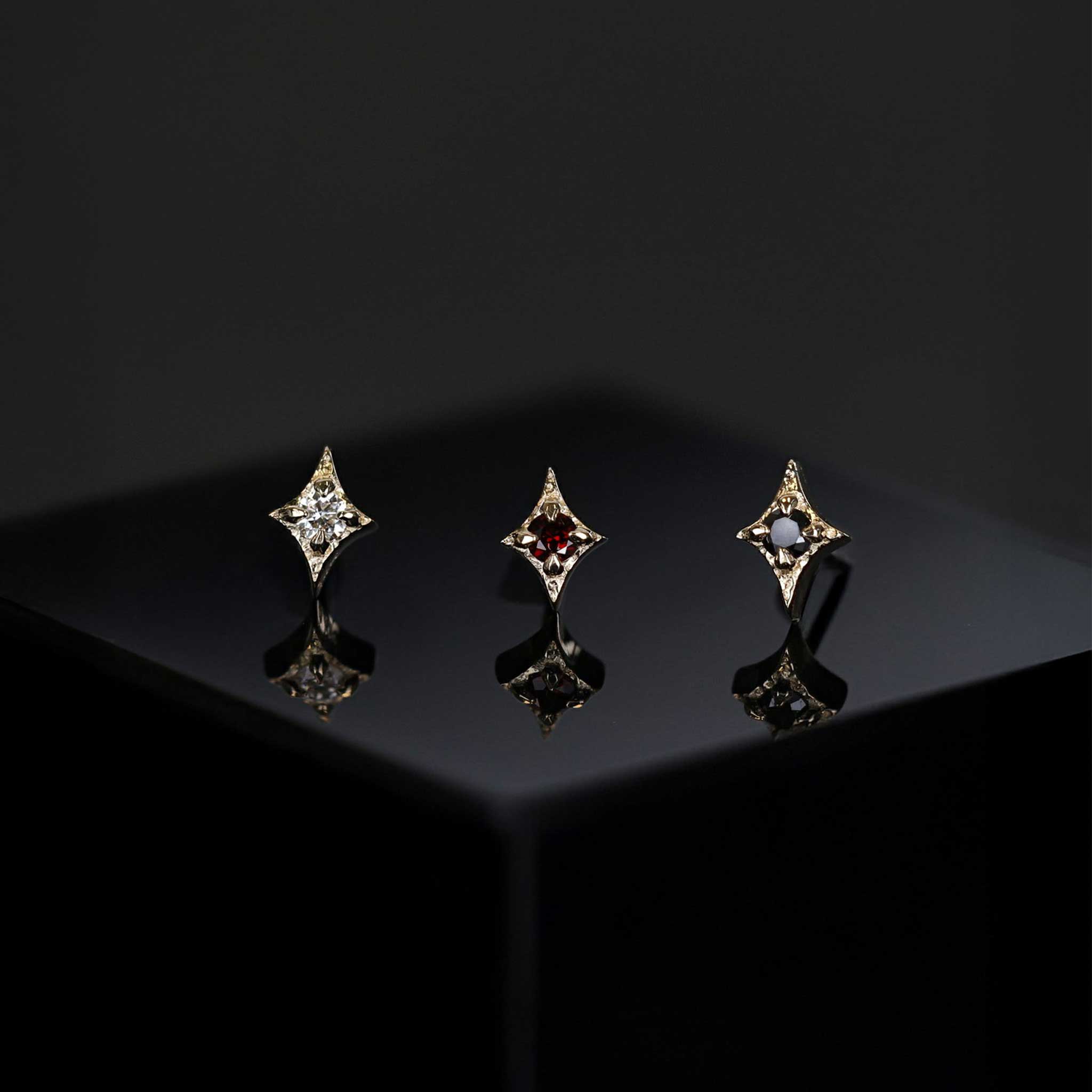 BEATTI Threadless Ends BTPRG102 • 14K Gold Gemstone Threadless End BTPRG102 • 14K Gold Gemstone Threadless End