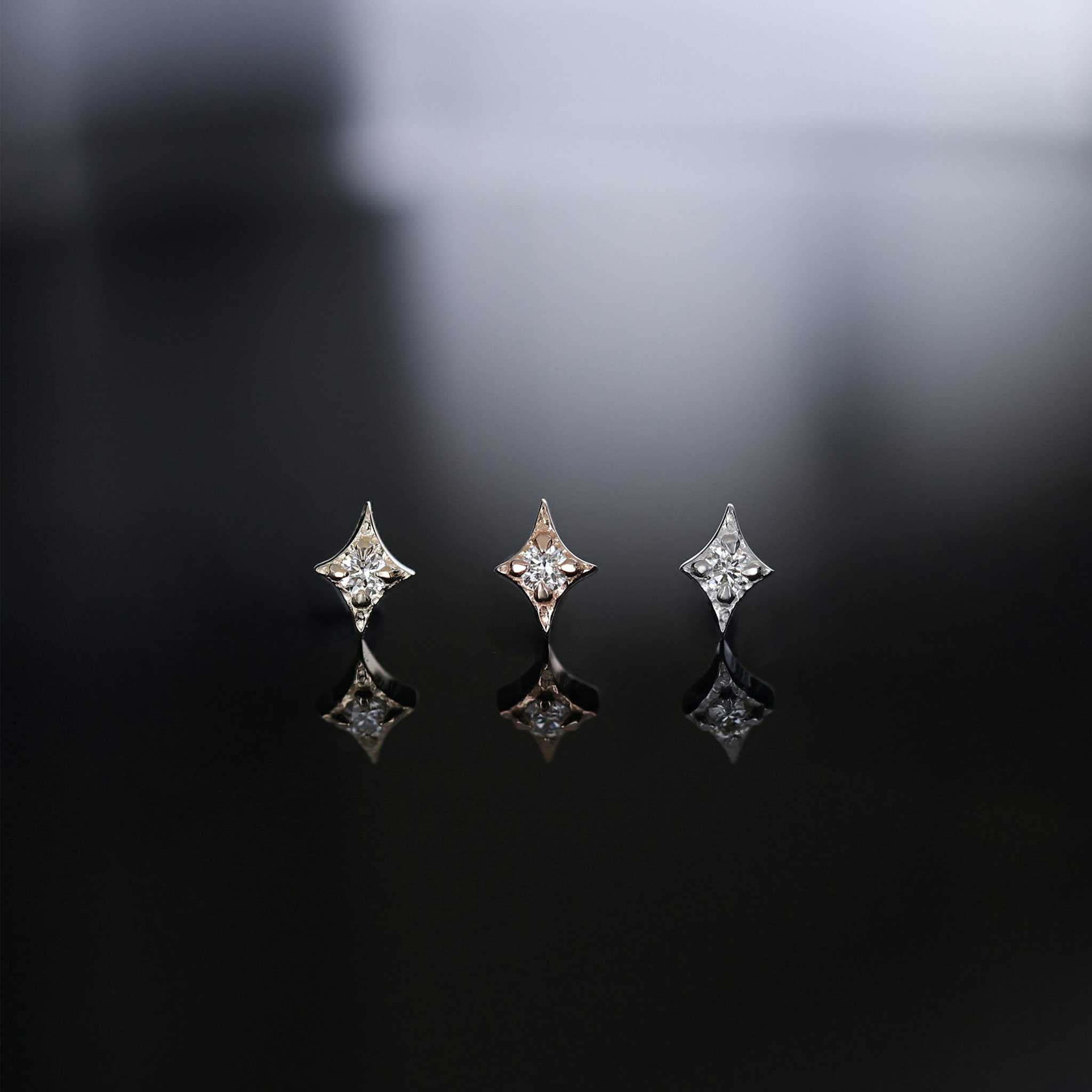 BEATTI Threadless Ends BTPRG102 • 14K Gold Gemstone Threadless End BTPRG102 • 14K Gold Gemstone Threadless End