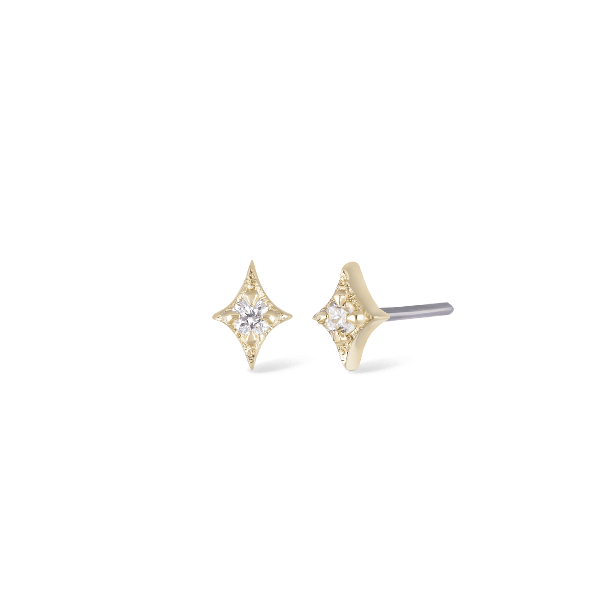 BEATTI Threadless Ends BTPRG102 • 14K Gold Gemstone Threadless End BTPRG102 • 14K Gold Gemstone Threadless End