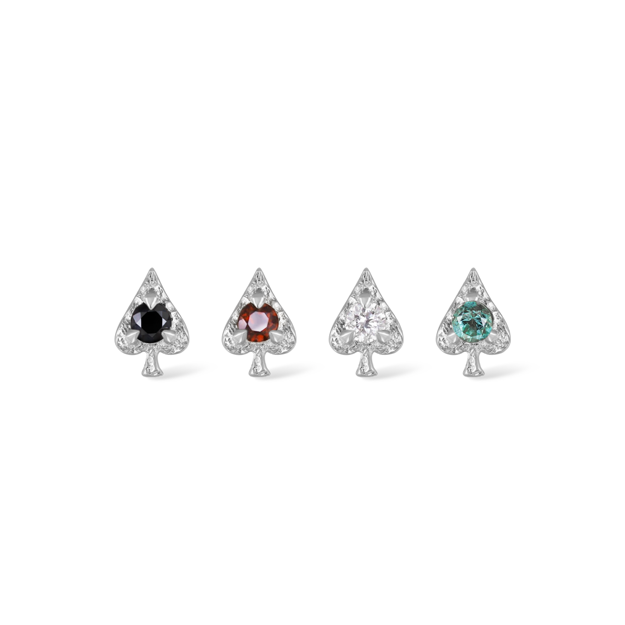 Spade • Ace of Gems Flatback Stud