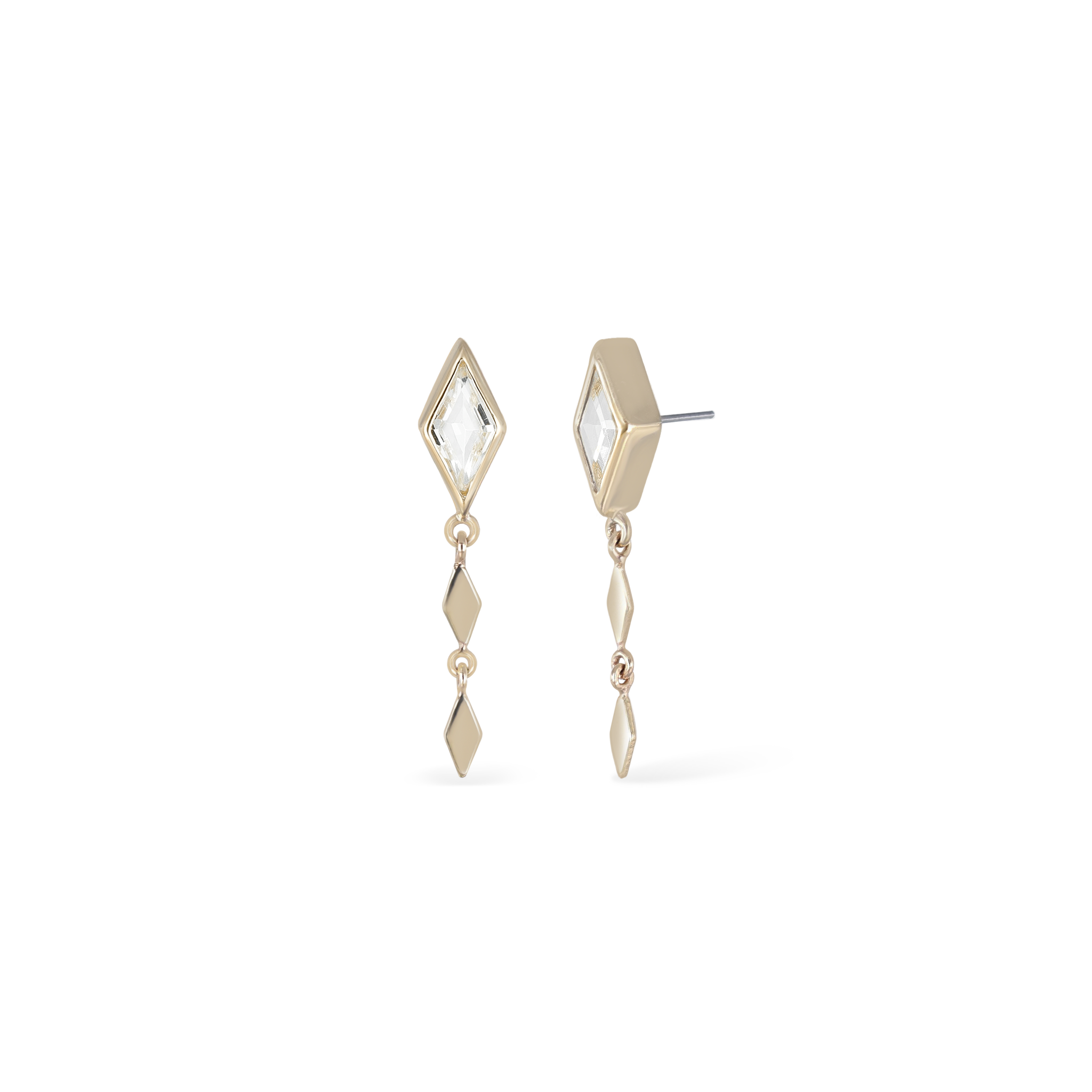 Vesper • Rhombus Drop Flat Back Stud