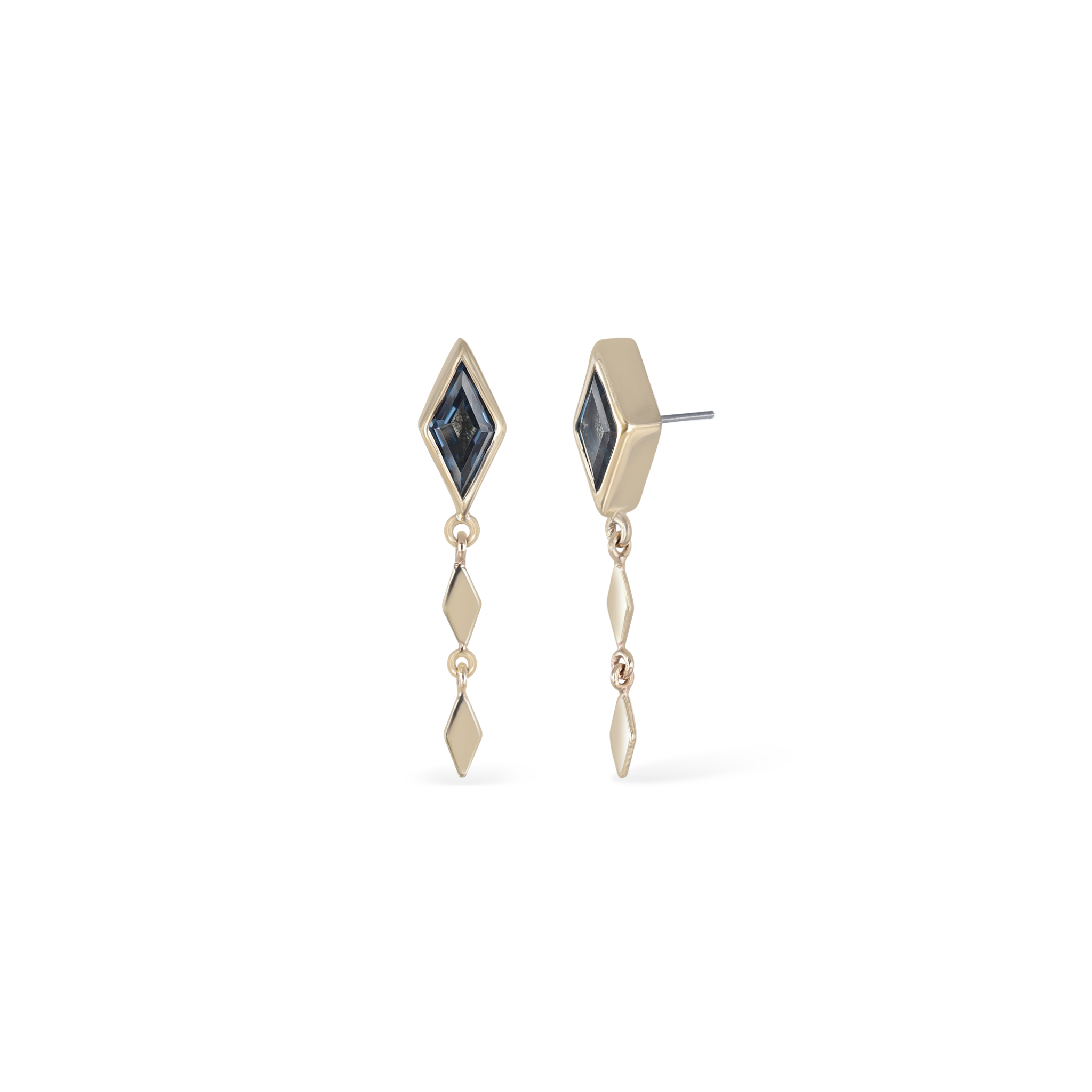 Vesper • Rhombus Drop Flat Back Stud