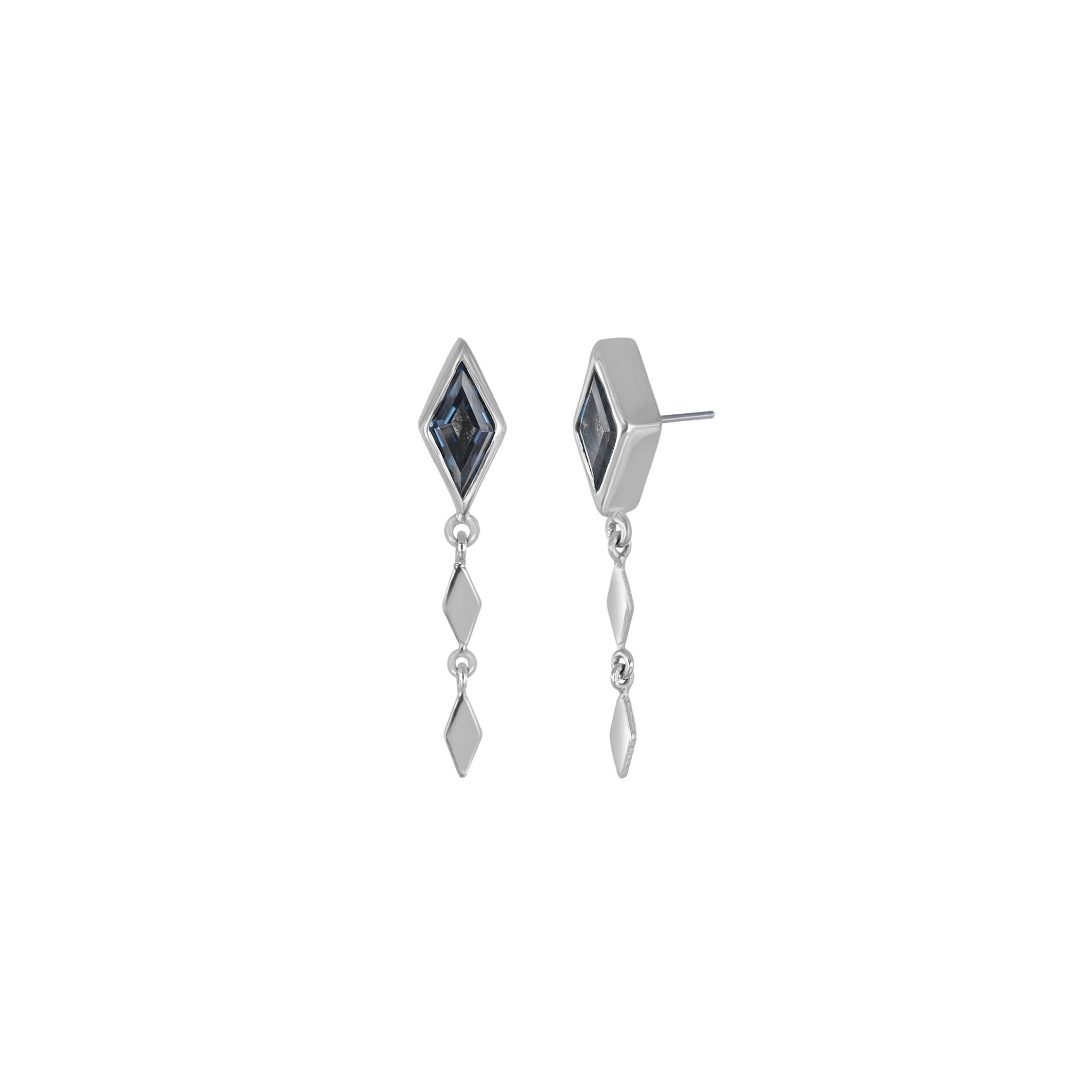 Vesper • Rhombus Drop Flat Back Stud