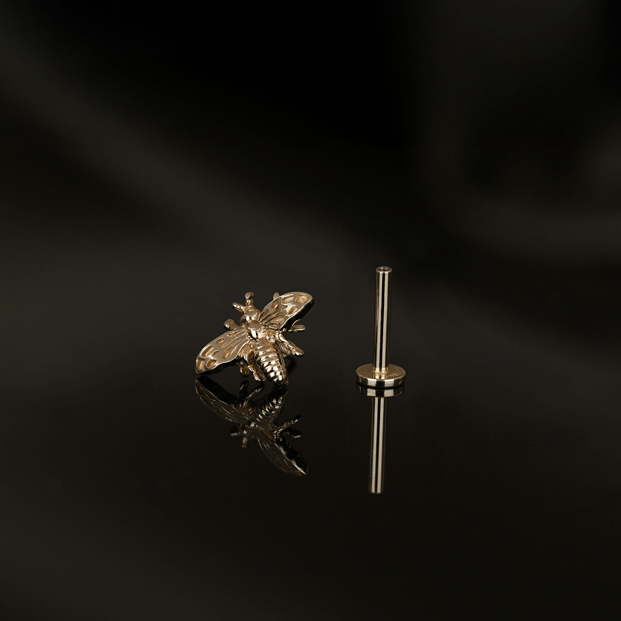 BEATTI Threadless Ends Gold Eternal HoneyBee Threadless Ends Eternal HoneyBee Threadless Ends