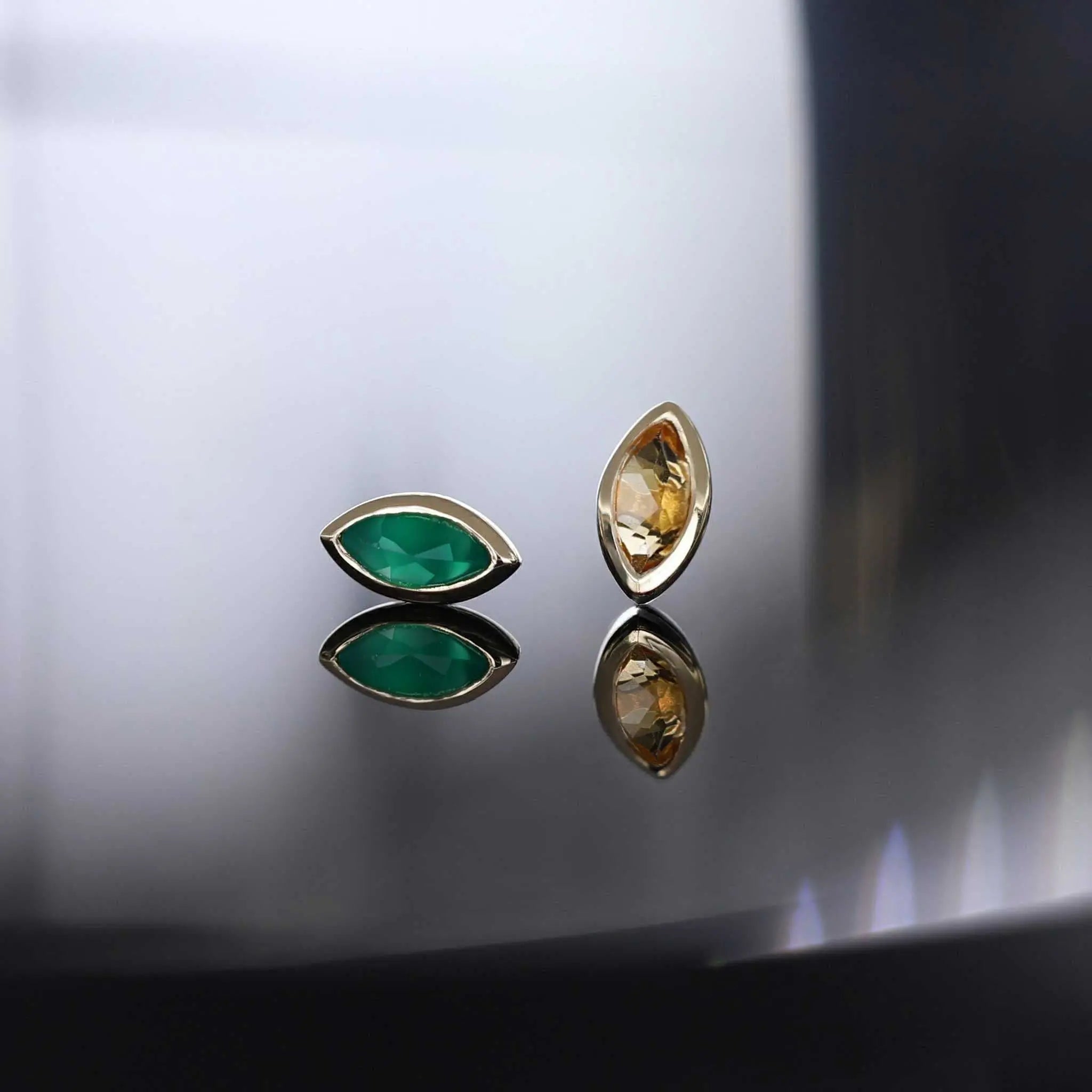 BEATTI Threadless Ends Aura • Natural Gemstone Threadless Ends Aura • Natural Gemstone Threadless Ends