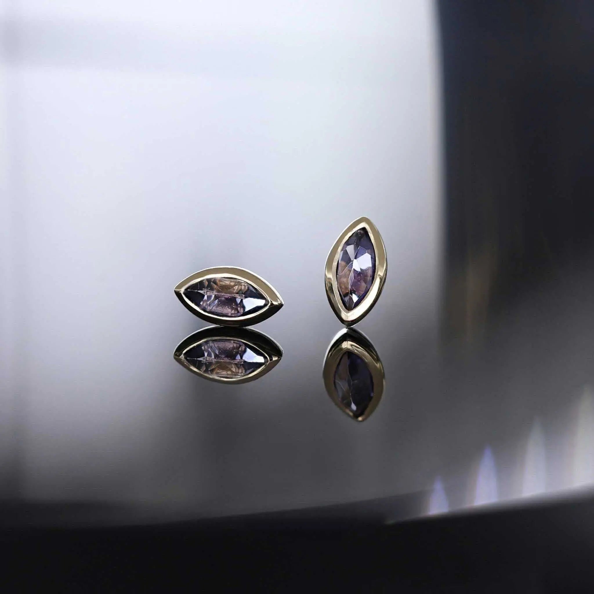 BEATTI Threadless Ends Aura • Natural Gemstone Threadless Ends Aura • Natural Gemstone Threadless Ends