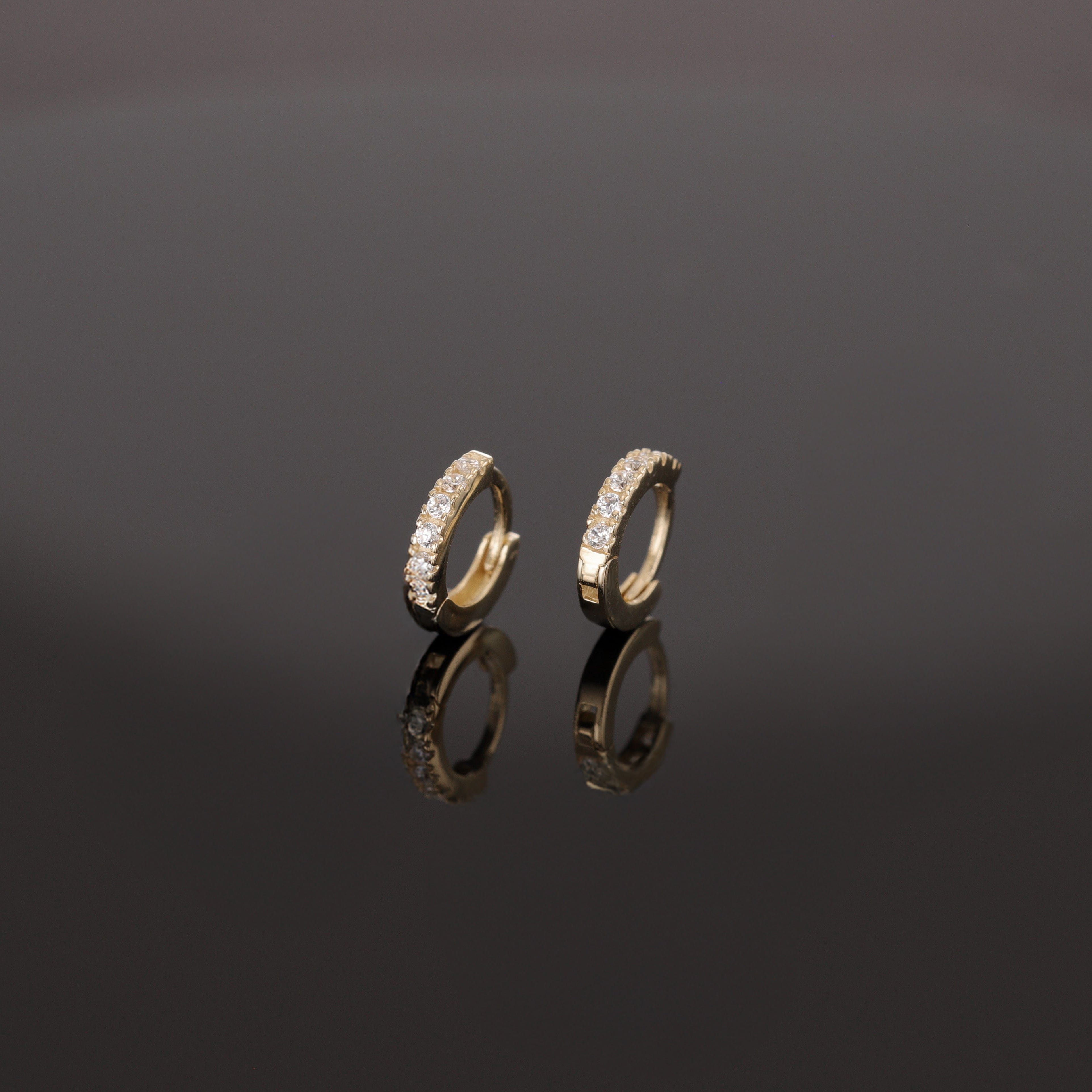 BEATTI Hoops Ultra Mini Pavé Hoop Ultra Mini Pavé Hoop