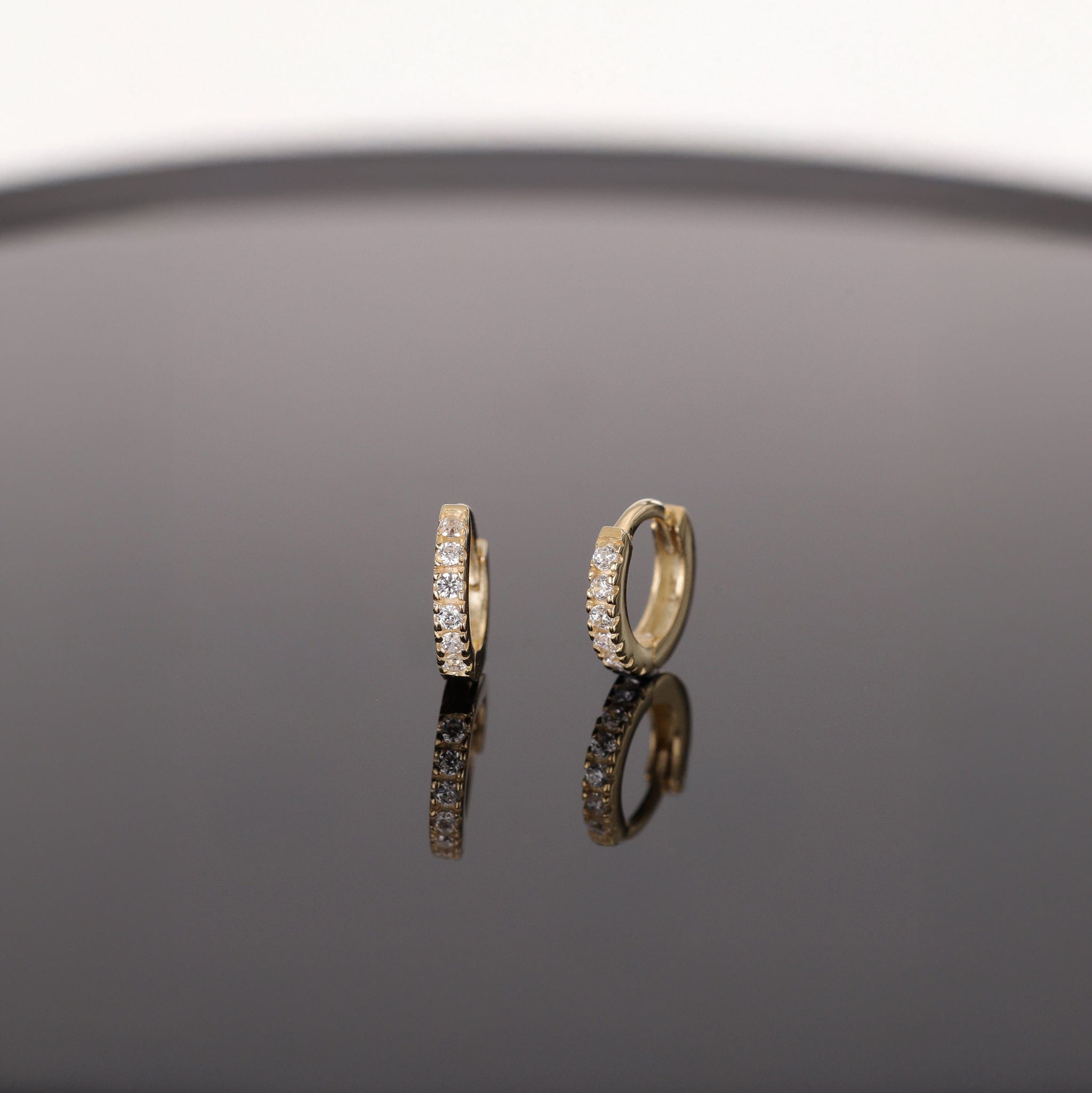 BEATTI Hoops Ultra Mini Pavé Hoop Ultra Mini Pavé Hoop