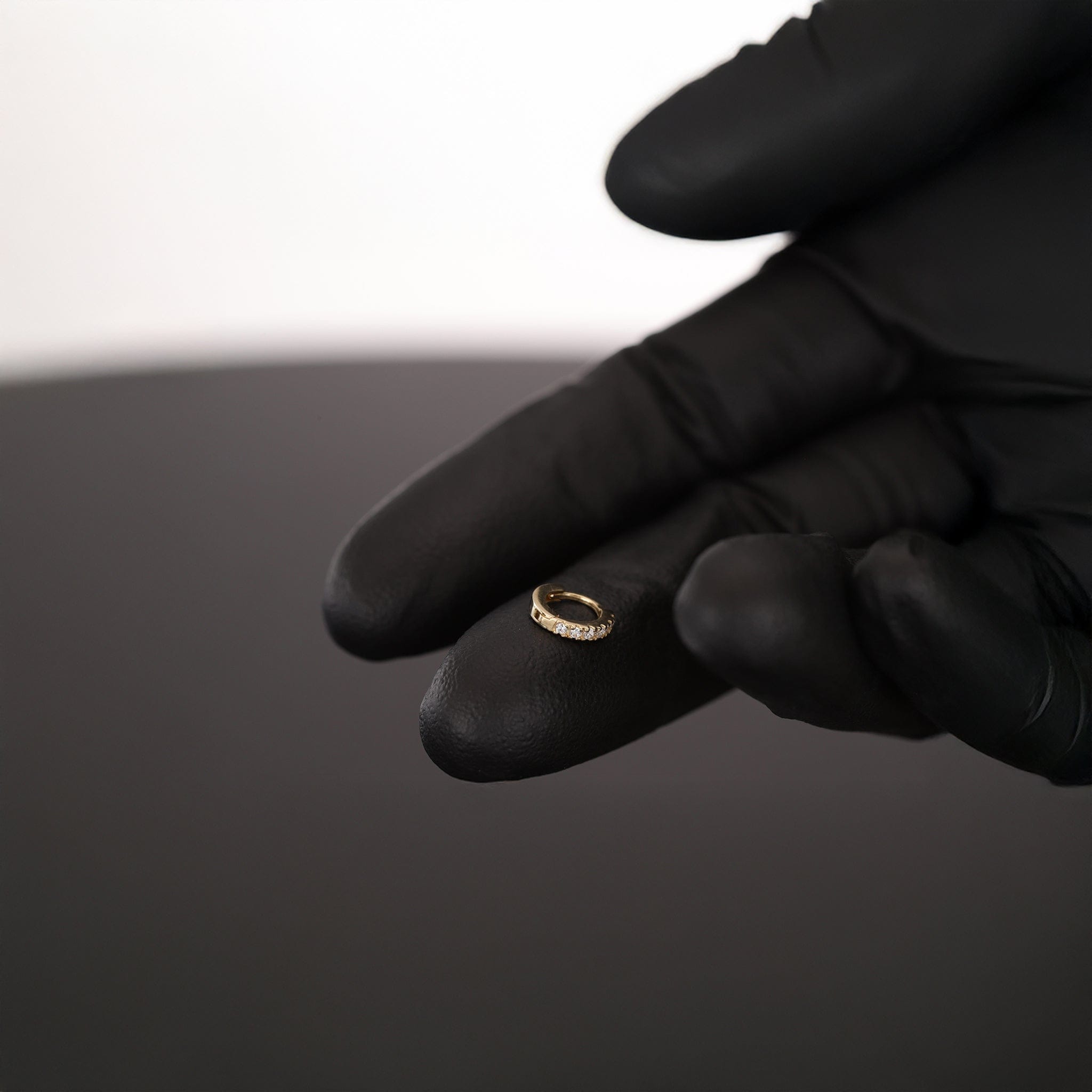 BEATTI Hoops Ultra Mini Pavé Hoop Ultra Mini Pavé Hoop