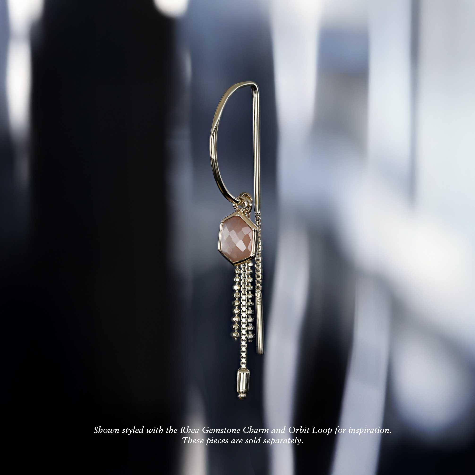 BEATTI Hoops Axis Barrel Charm Axis Barrel Charm