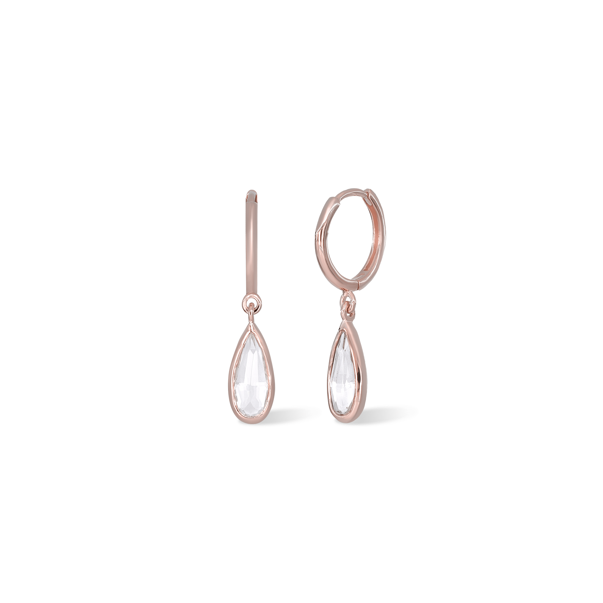 Iris • Charm Drop Hoop Earrings Earring