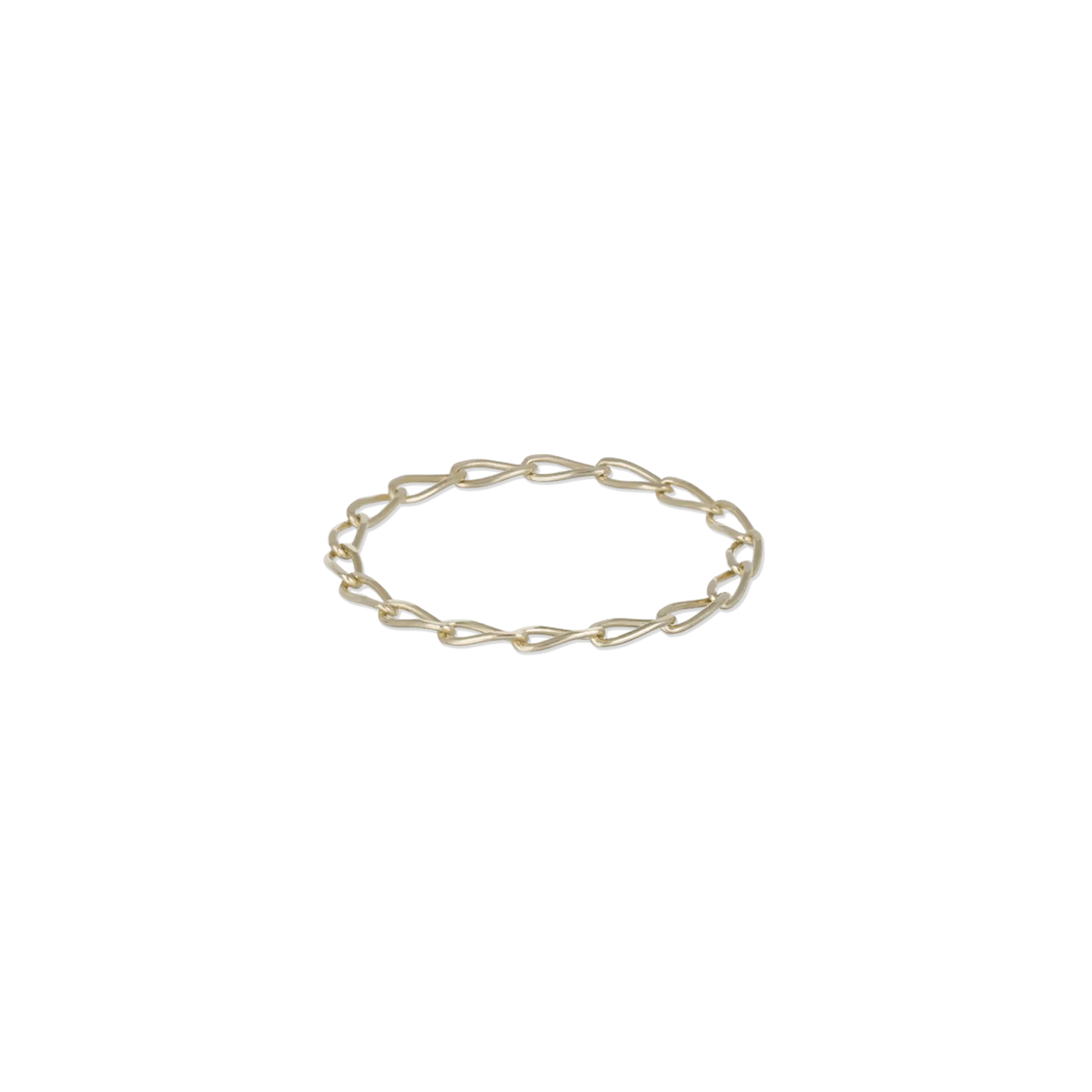 BEATTI Ring 14K Gold Chantal Link Chain Ring 14K Gold Chantal Link Chain Ring