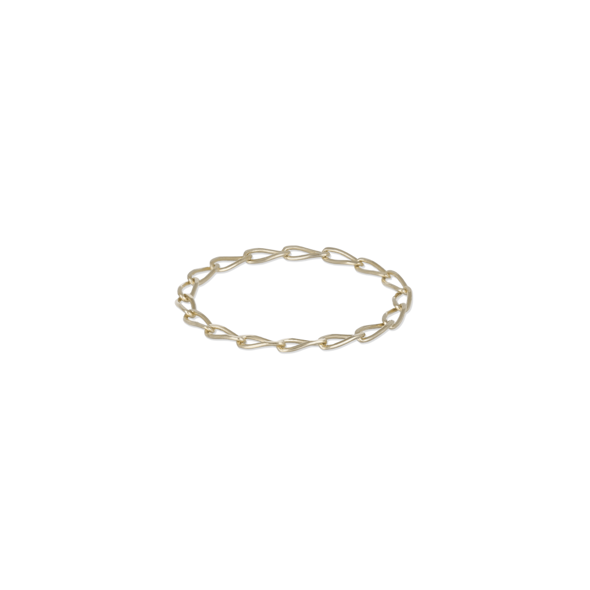 BEATTI Ring 14K Gold Chantal Link Chain Ring 14K Gold Chantal Link Chain Ring
