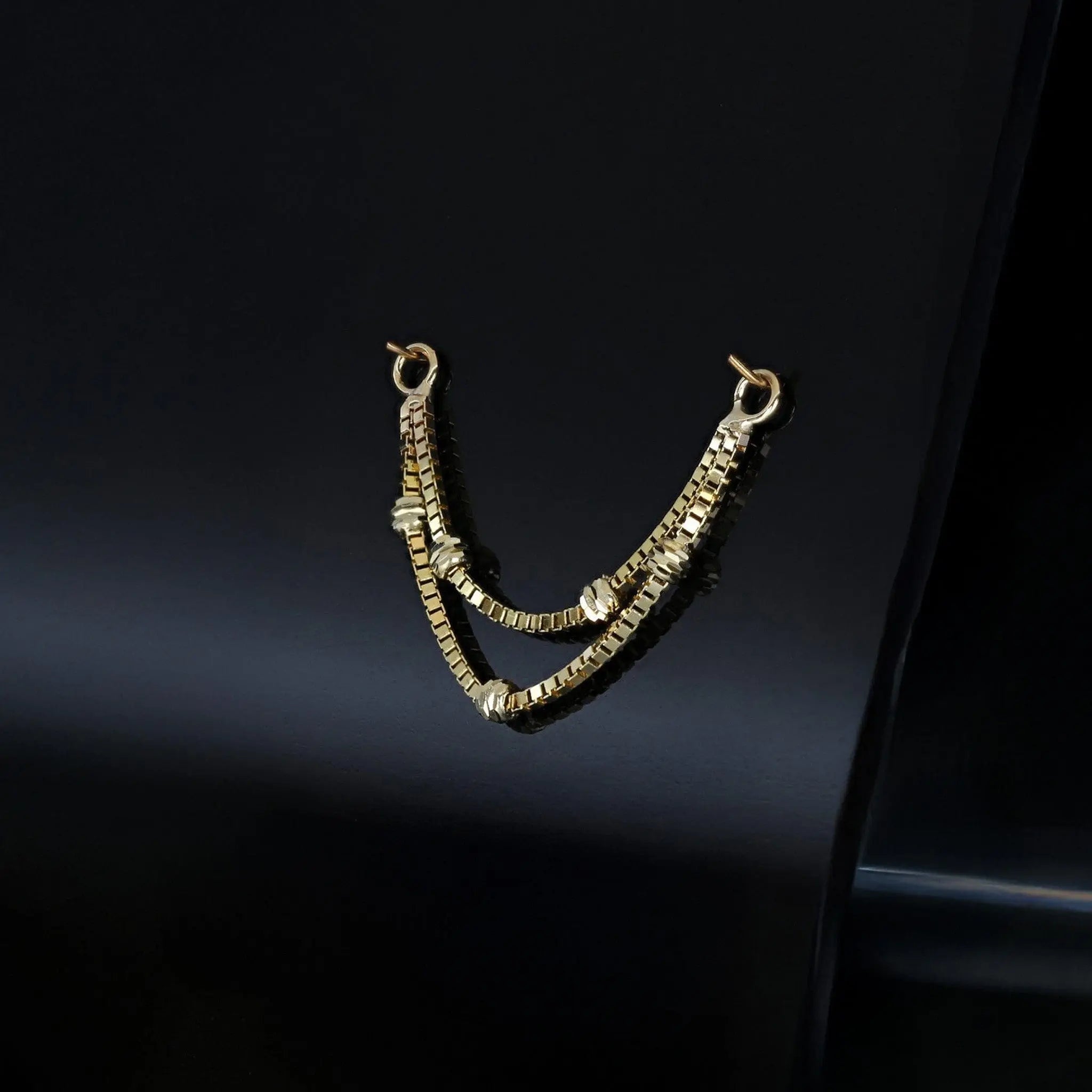 BEATTI Chain Attachments Ball-Beaded Double Chain Attachment Brillcut Ball-Beaded Double Chain Attachment by BEATTI