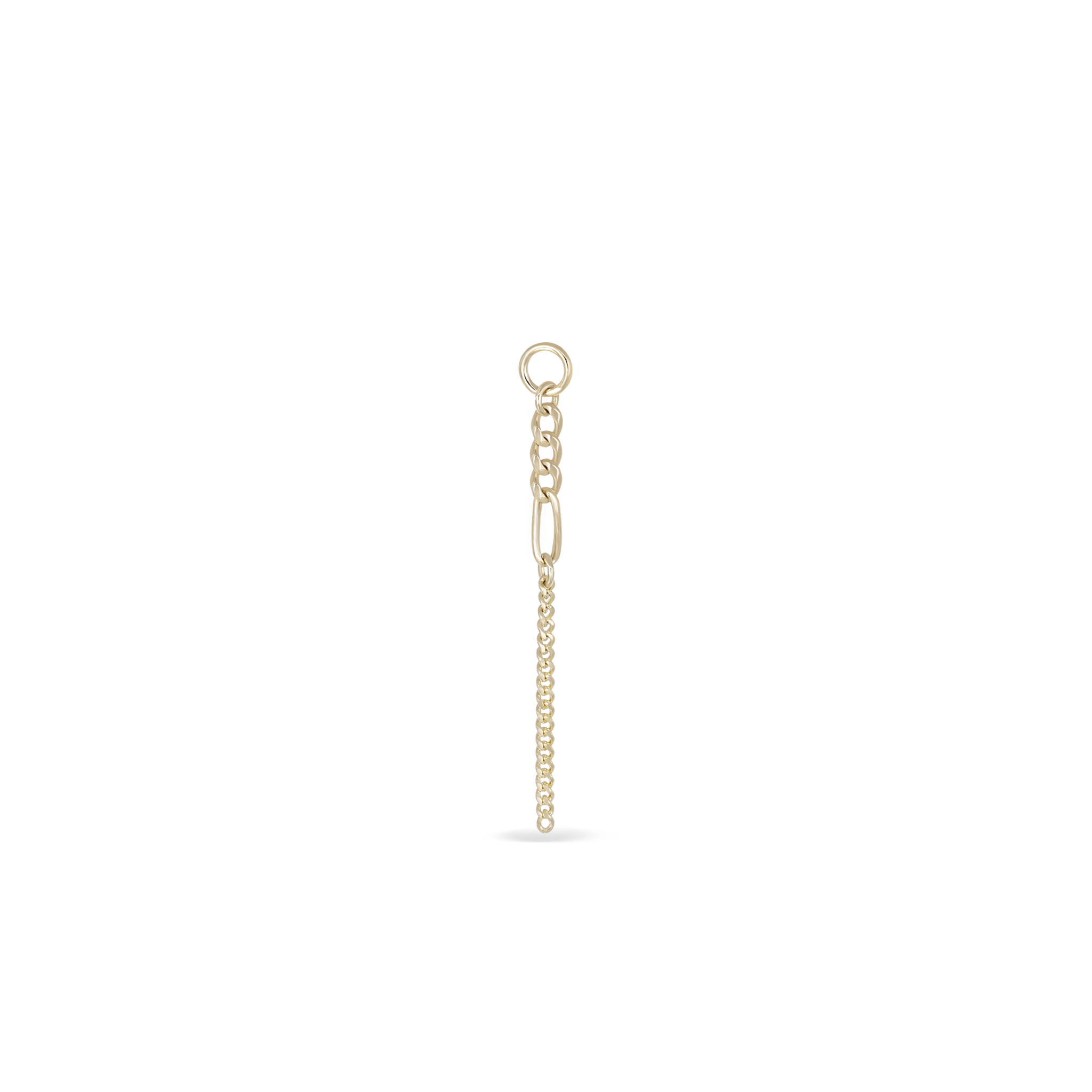 BEATTI Chain Attachments Gold MJC025 • Dangle Chain Charm MJC025 Brillcut Ball-Beaded Double Chain Attachment by BEATTI