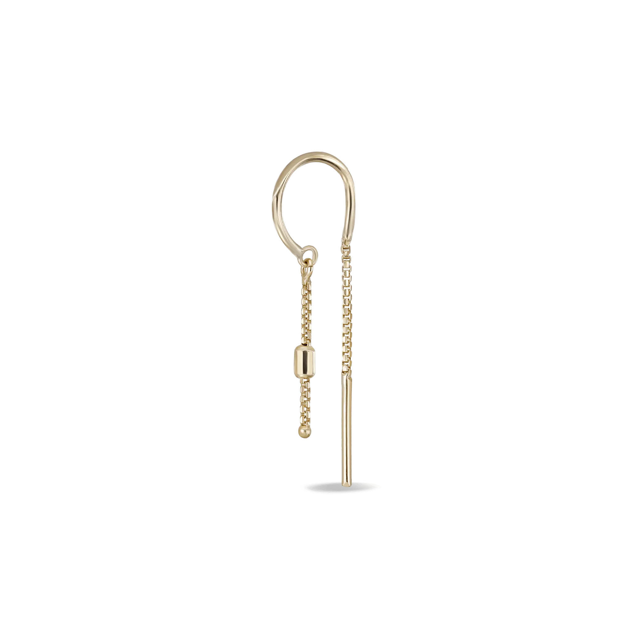 BEATTI Hoops Gold / Single Versa Chain Claw Hoop with Facet Barrel MJH011 Versa Chain Claw Hoop with Facet Barrel