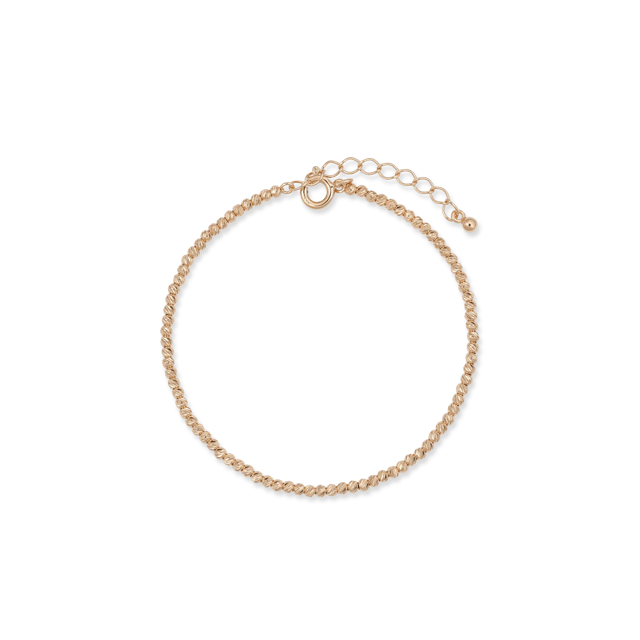 BEATTI Bracelet Rose Gold Sample Sale • Mooncut Beads Bracelet YG SV RG SS25 SS25 BR 010 SV RG Sample Sale • Mooncut Beads Bracelet YG SV RG SS25