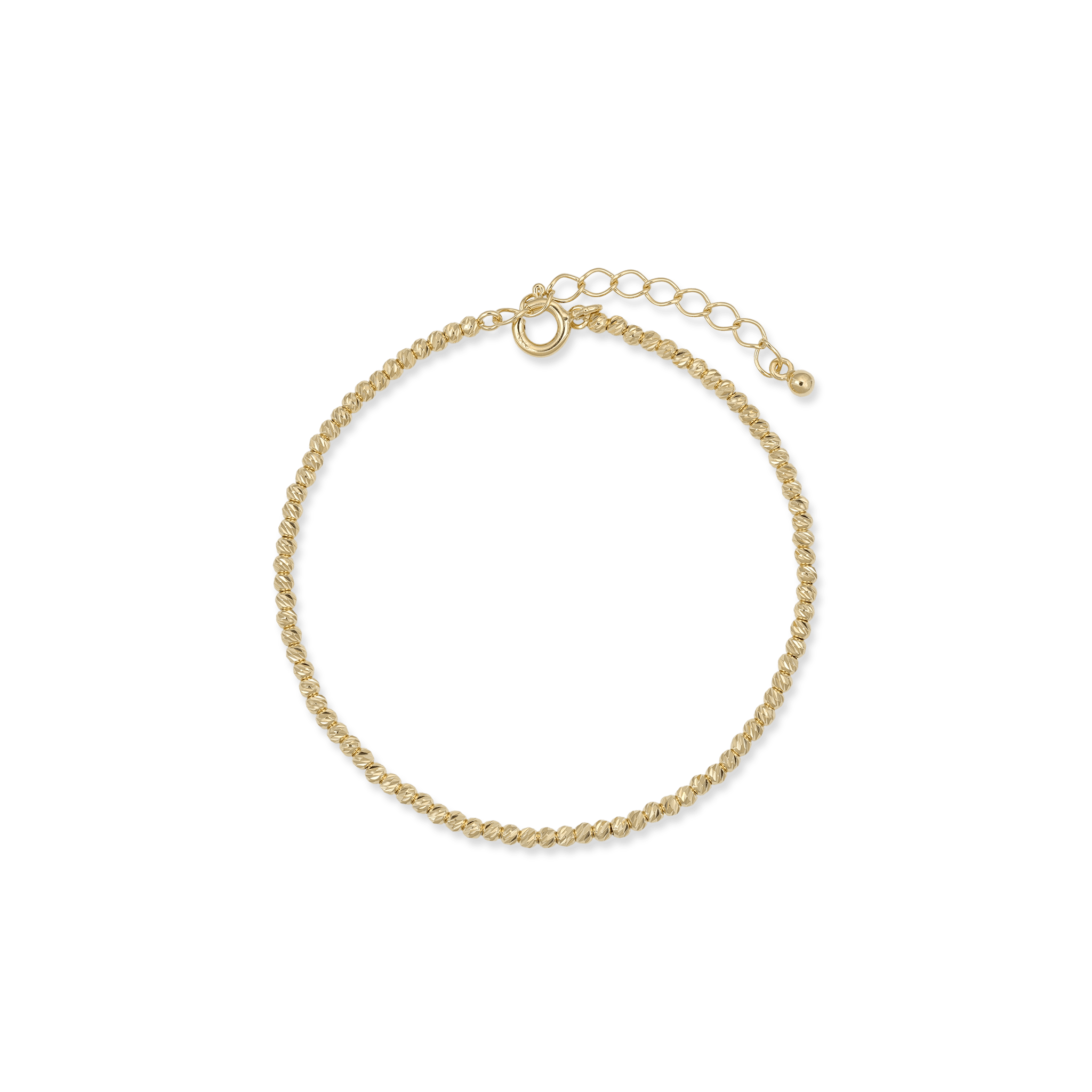BEATTI Bracelet Gold Sample Sale • Mooncut Beads Bracelet YG SV RG SS25 SS25 BR 010 SV YG Sample Sale • Mooncut Beads Bracelet YG SV RG SS25