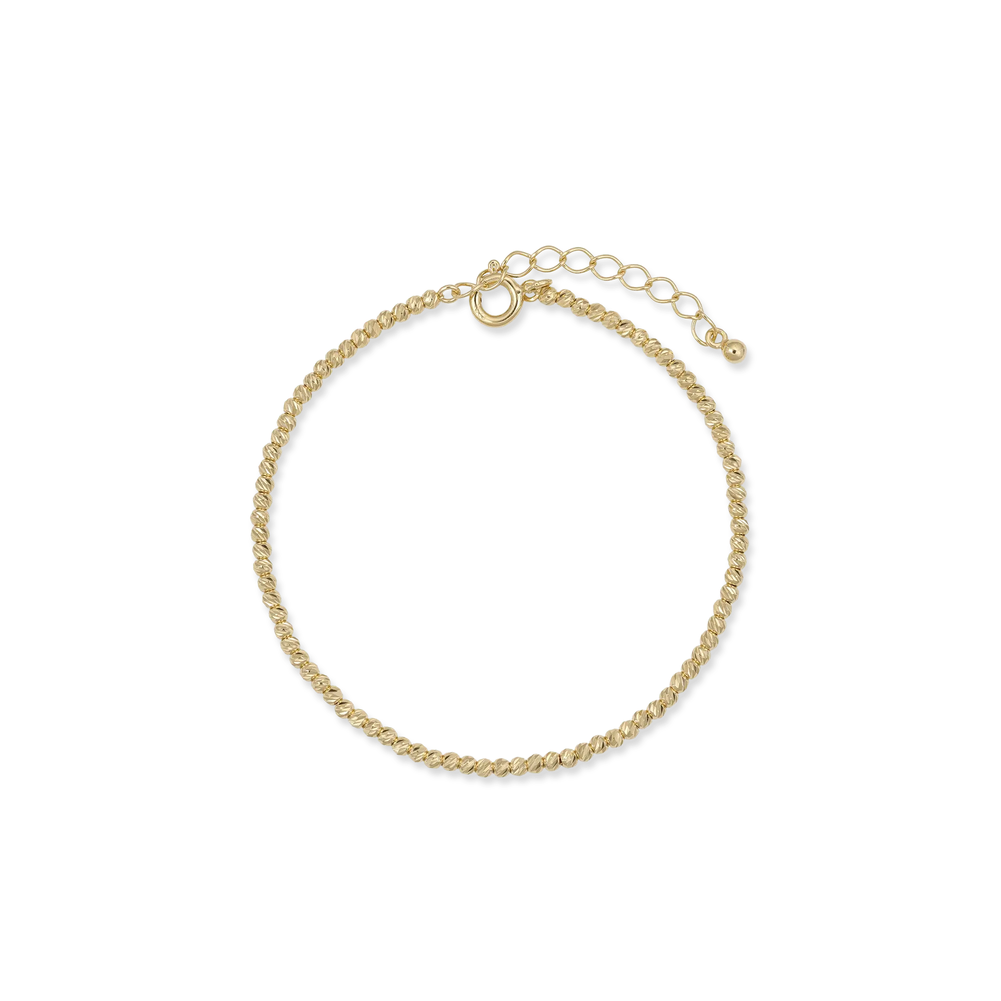 BEATTI Bracelet Gold Sample Sale • Mooncut Beads Bracelet YG SV RG SS25 SS25 BR 010 SV YG Sample Sale • Mooncut Beads Bracelet YG SV RG SS25