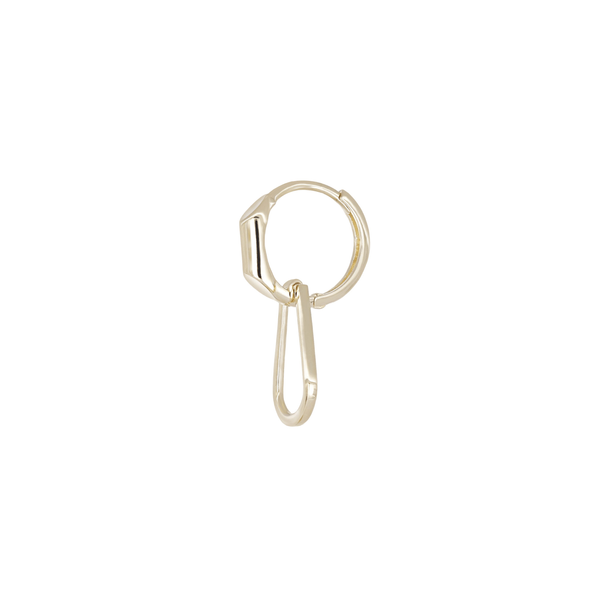 BEATTI Internal Thread Gold OT402597 • 14K Gold U-Shaped Hoops OT402597 OT402597 • 14K Gold U-Shaped Hoops