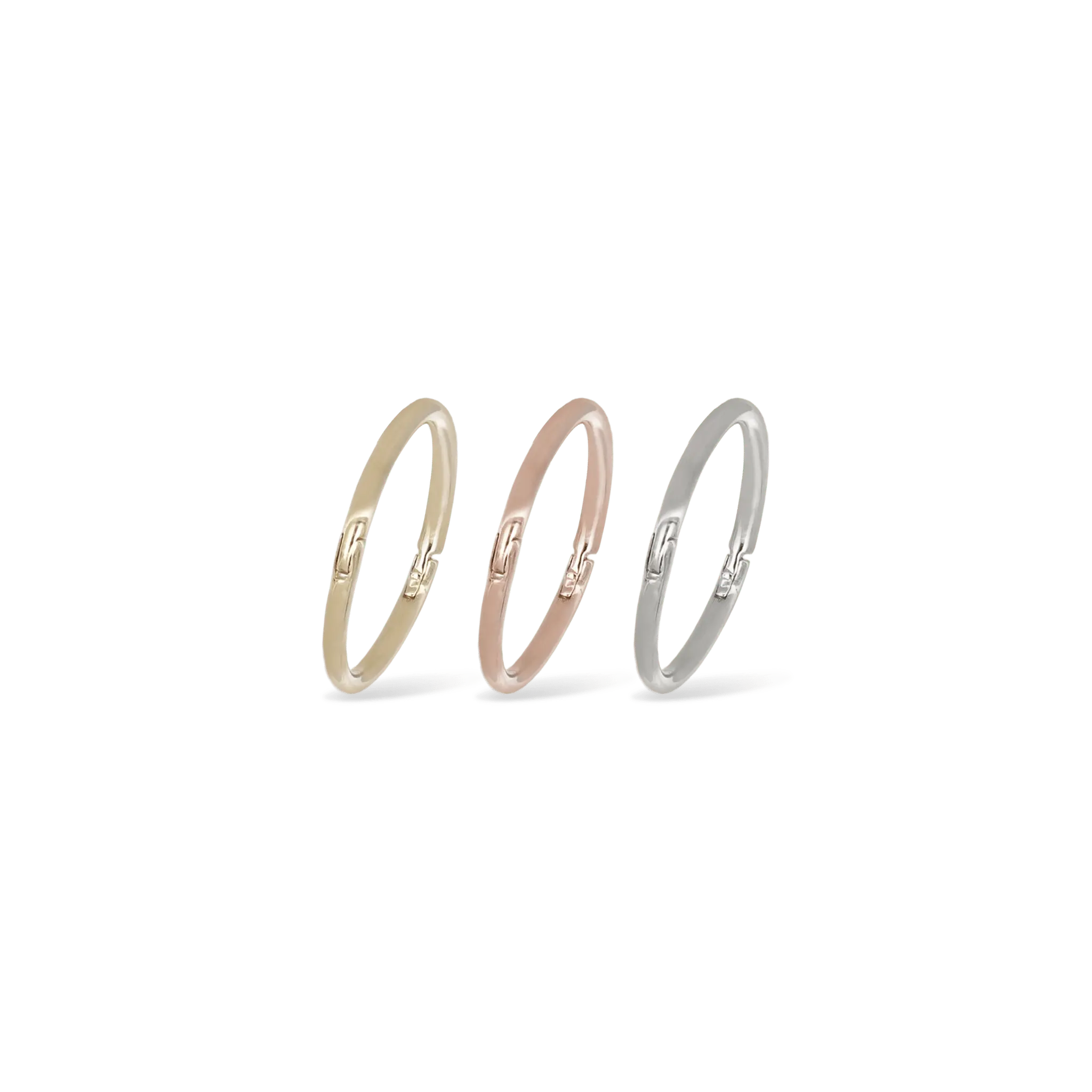 BEATTI Hoops Gold OT48350 • 14K Gold Basic Hoops OT48350 OT48350 • 14K Gold Basic Hoops