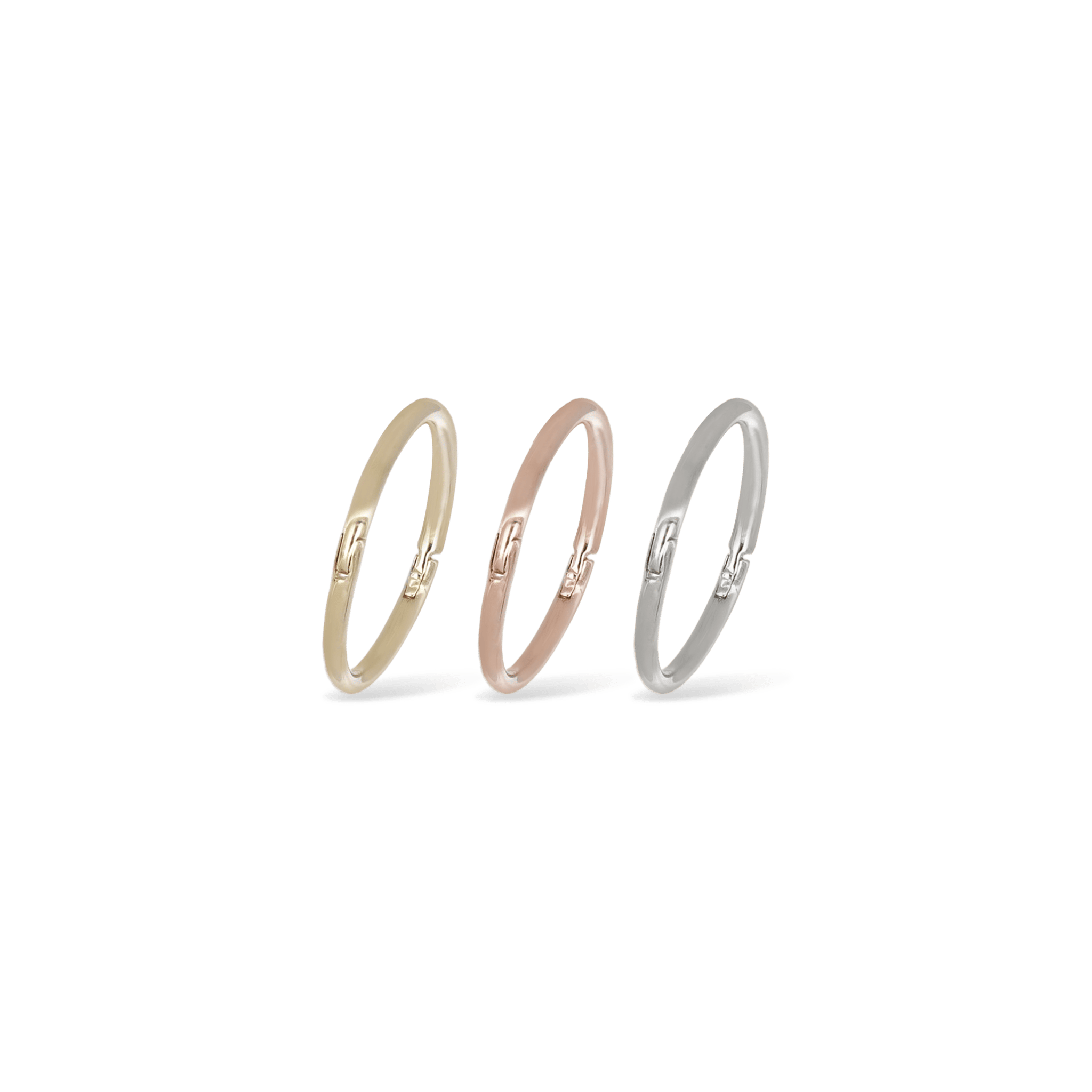 BEATTI Hoops Gold OT48350 • 14K Gold Basic Hoops OT48350 OT48350 • 14K Gold Basic Hoops