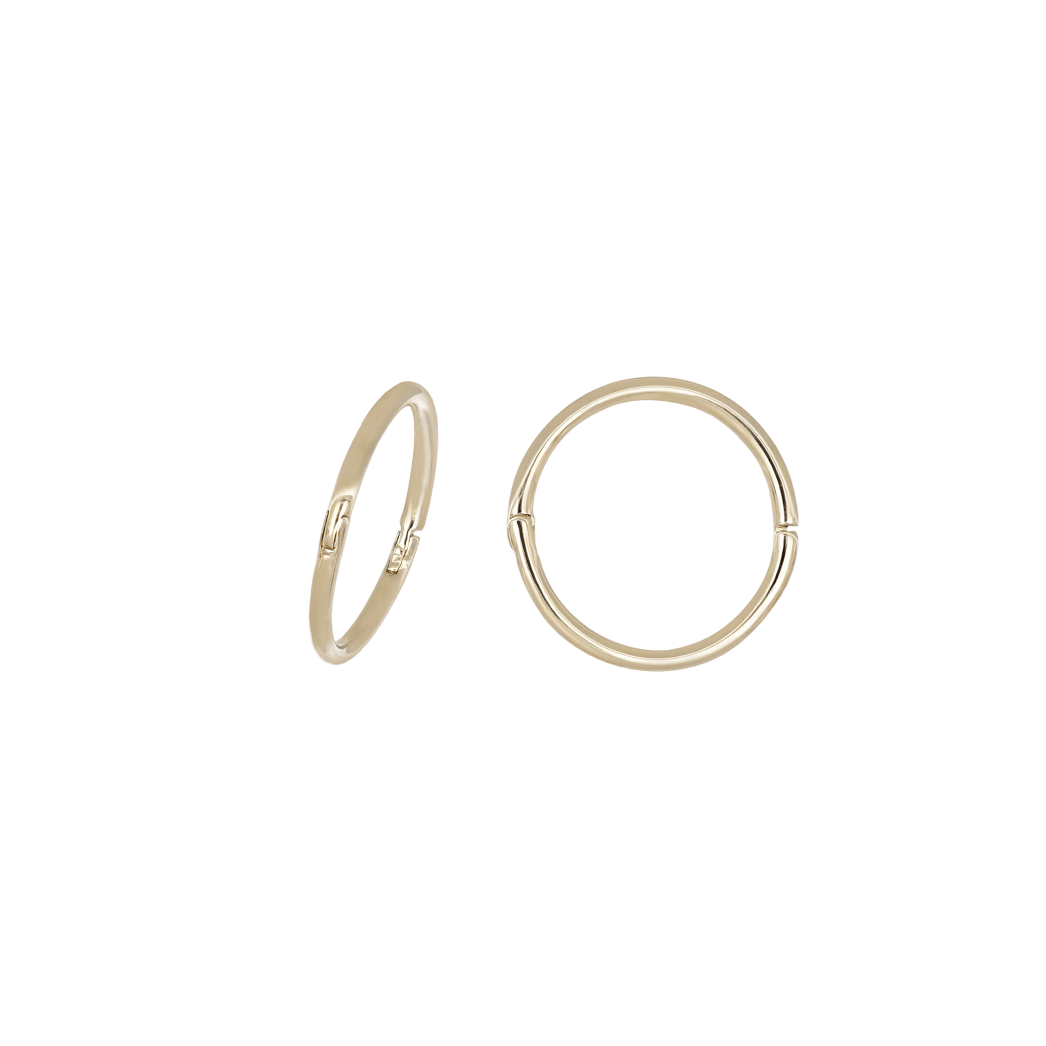 BEATTI Hoops Gold OT48350 • 14K Gold Basic Hoops OT48350 OT48350 • 14K Gold Basic Hoops