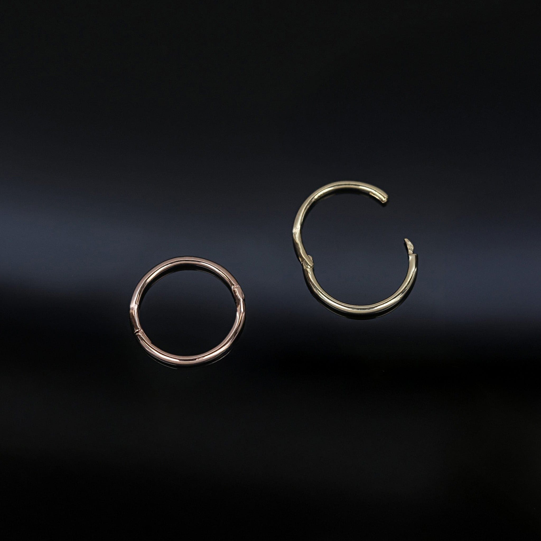 BEATTI Hoops Minimal Thin Hoop Ring 18G Minimal Thin Hoop Ring 18G