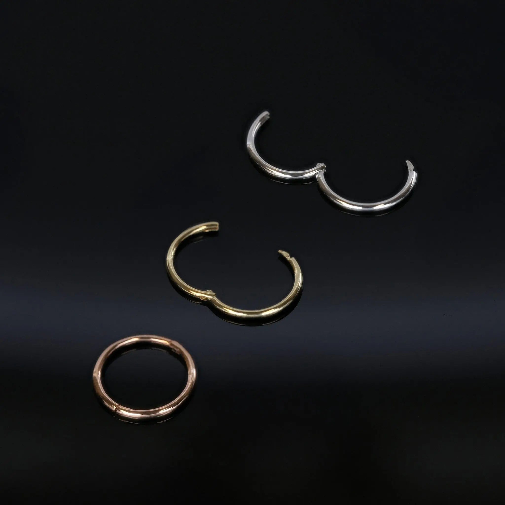 BEATTI Hoops Minimal Thin Hoop Ring 18G Minimal Thin Hoop Ring 18G