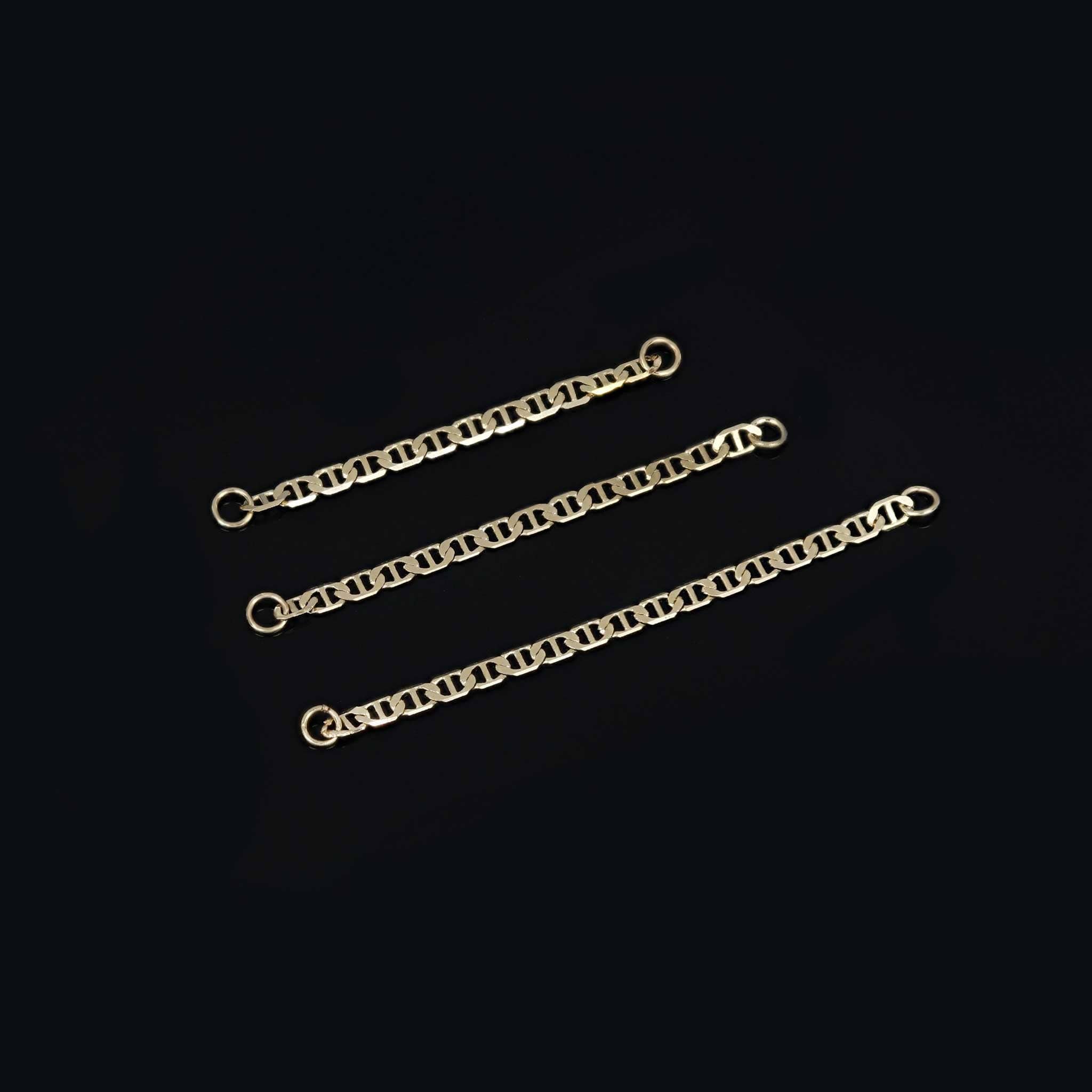 BEATTI Chain Attachments Canto • 14K Gold Single Chain Attachment Canto • 14K Gold Single Chain Attachment