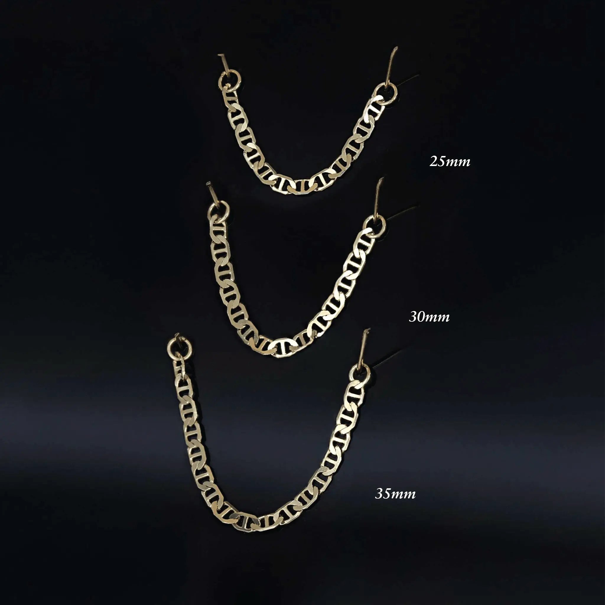 BEATTI Chain Attachments Canto • 14K Gold Single Chain Attachment Canto • 14K Gold Single Chain Attachment