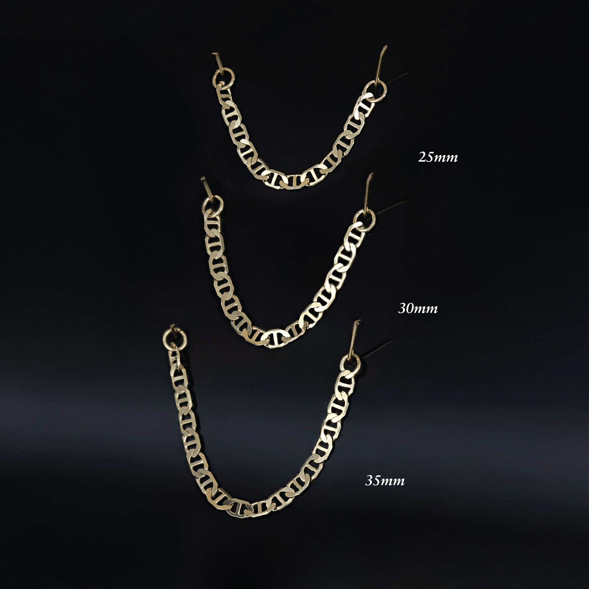 BEATTI Chain Attachments Canto • 14K Gold Single Chain Attachment Canto • 14K Gold Single Chain Attachment