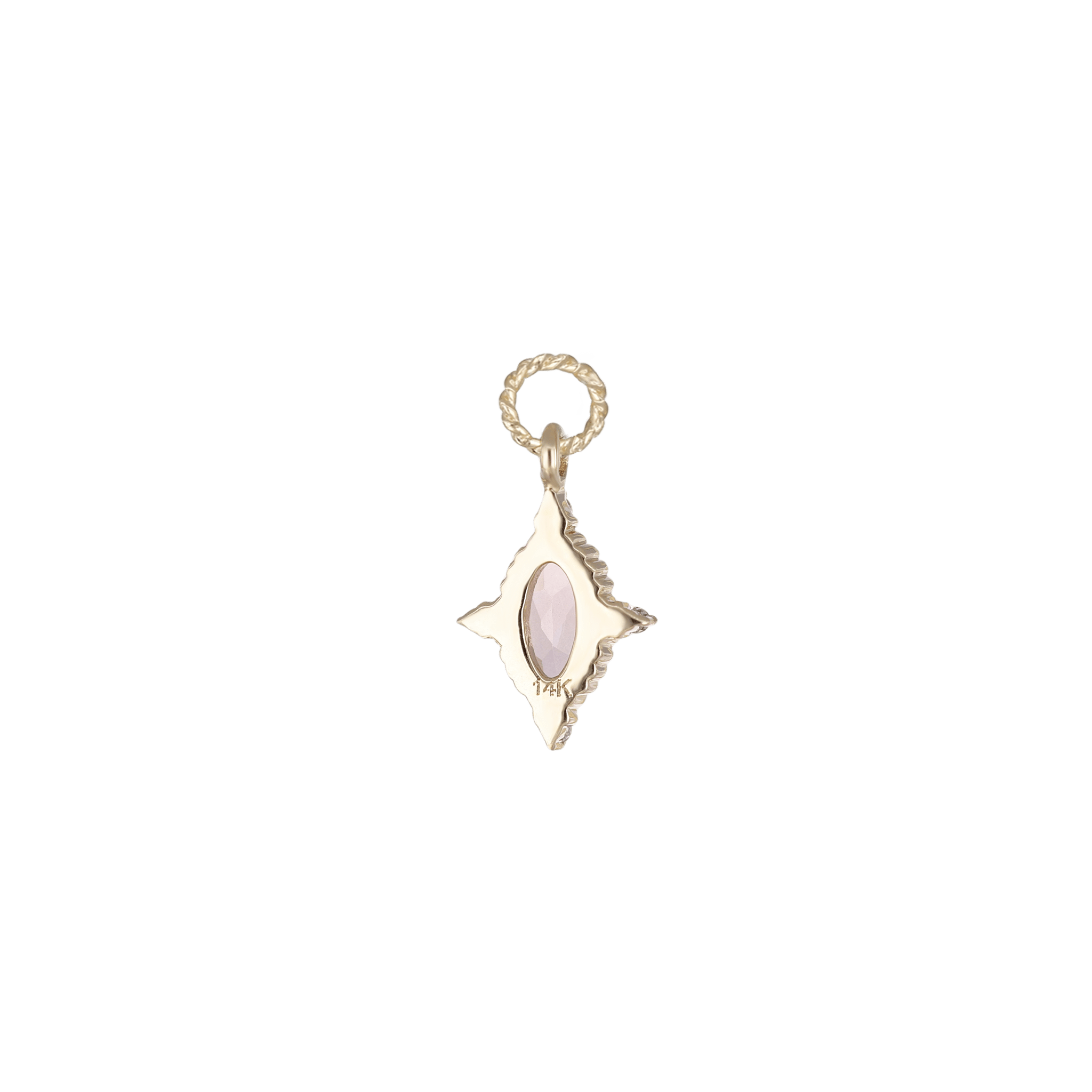 BEATTI Charms Charlotte • Gemstone Hoop Charm Charlotte • Gemstone Hoop Charm