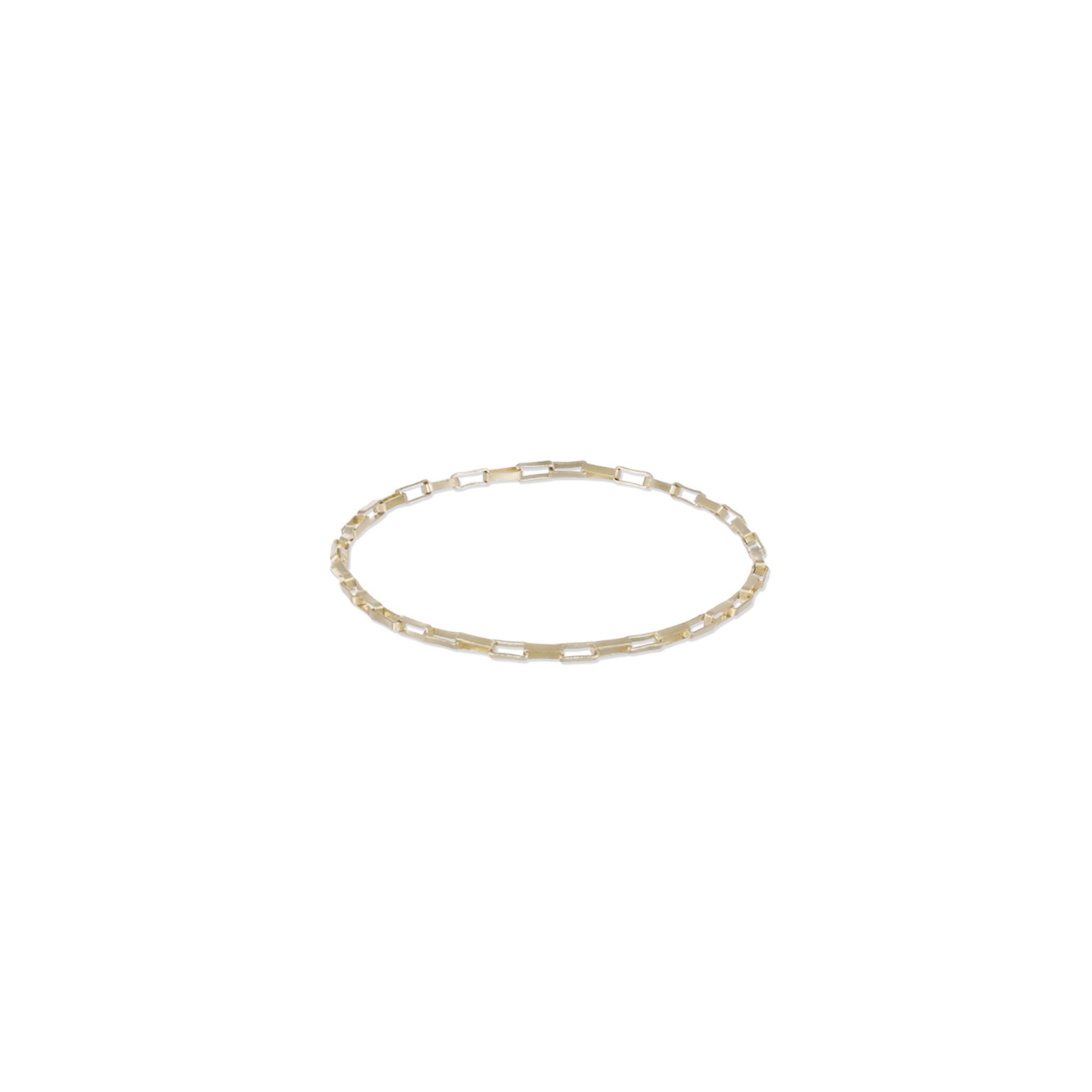 BEATTI Ring Venezia • 14K Gold Box Link Chain Ring Venezia • 14K Gold Box Link Chain Ring