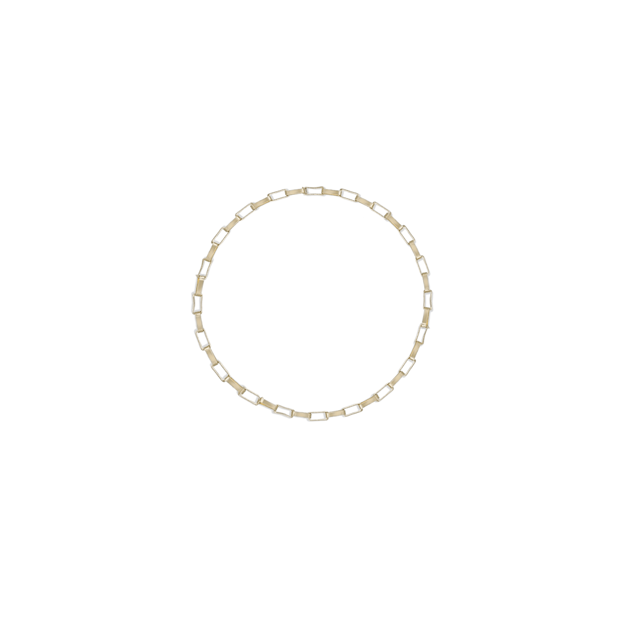 BEATTI Ring 14K Gold Venezia Box Link Chain Ring 14K Gold Venezia Box Link Chain Ring