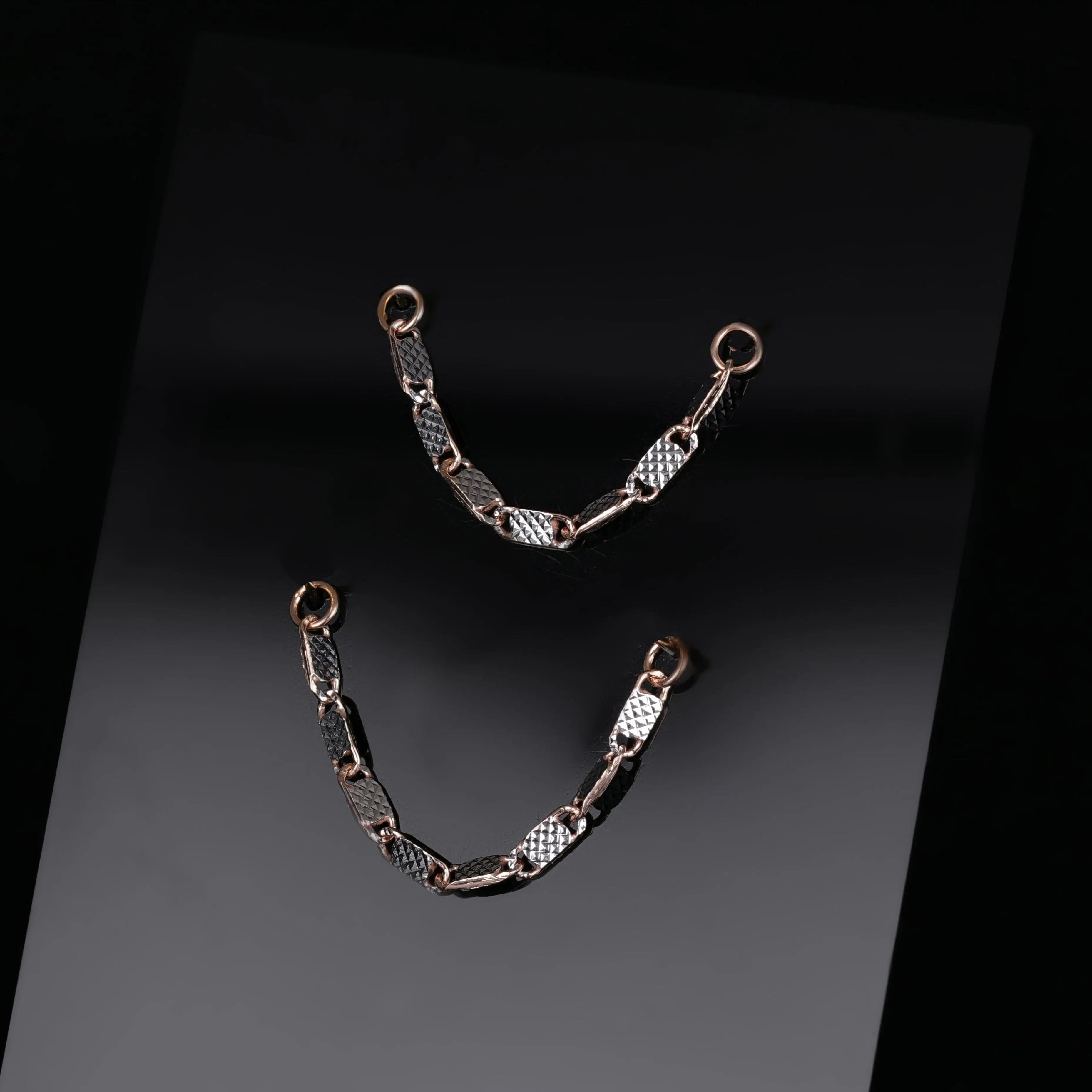 BEATTI Chain Attachments 14K Gold Fancy Link Chain Attachment 14K Gold Fancy Link Chain Attachment