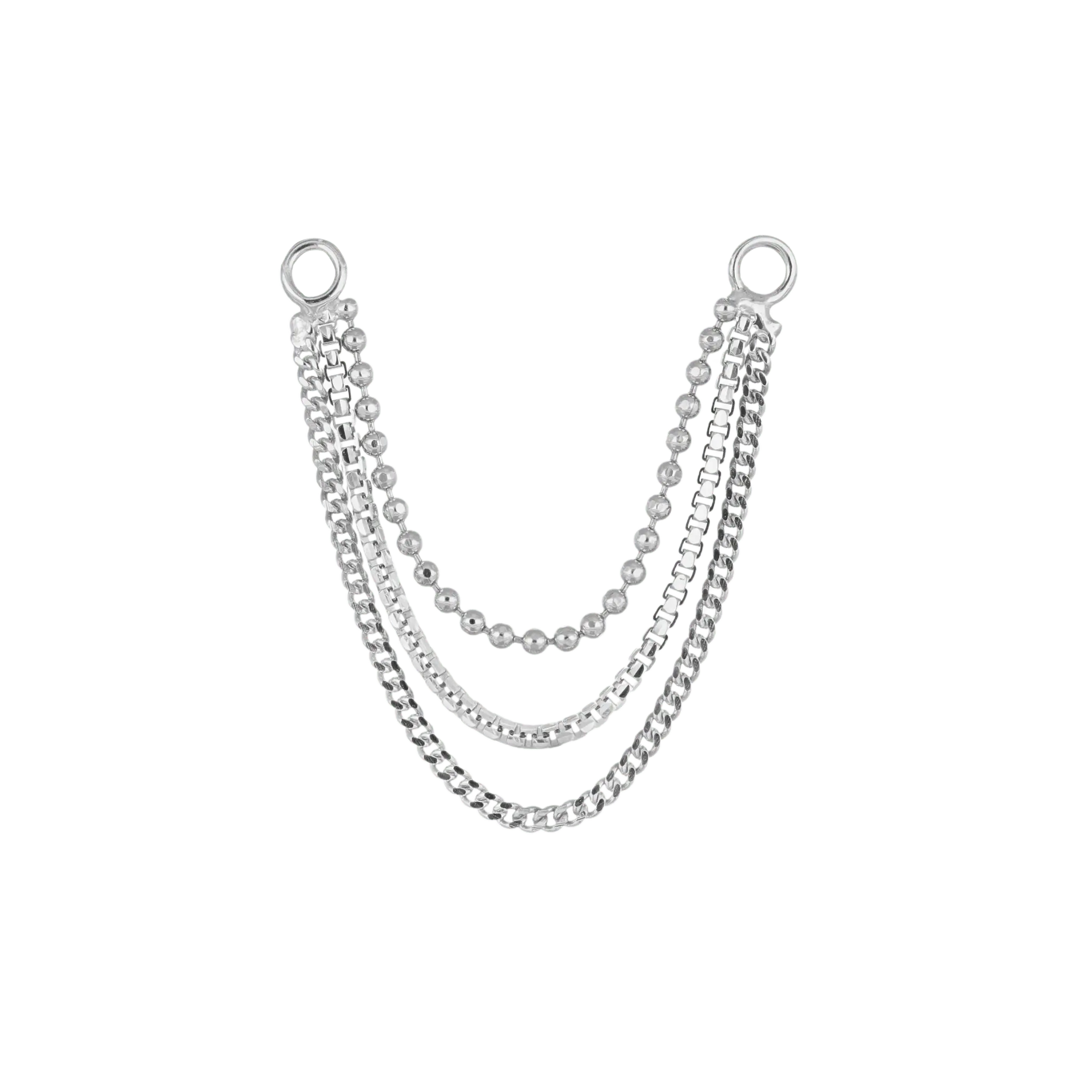 BEATTI Chain Attachments Riva Triple Mixed Chain Attachment Riva Triple Mixed Chain Attachment by BEATTI