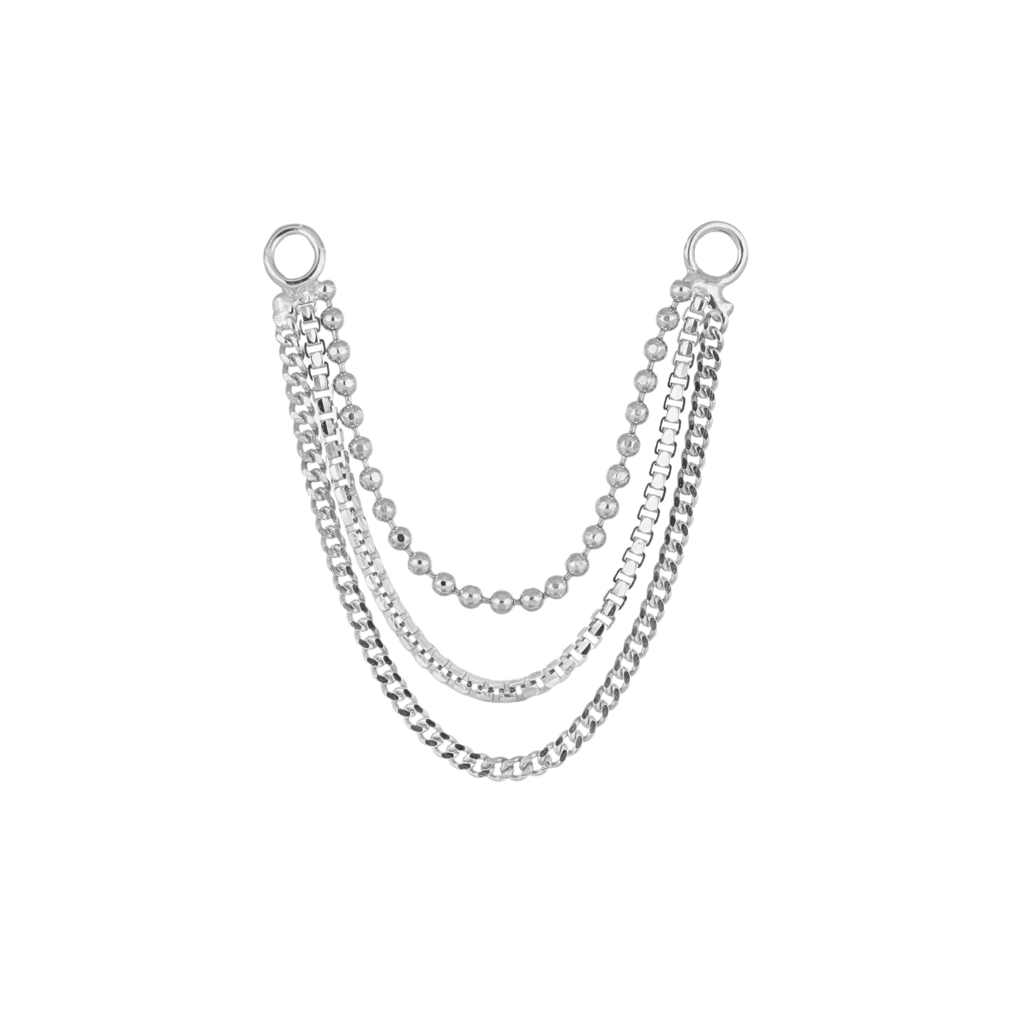 BEATTI Chain Attachments Riva Triple Mixed Chain Attachment Riva Triple Mixed Chain Attachment by BEATTI