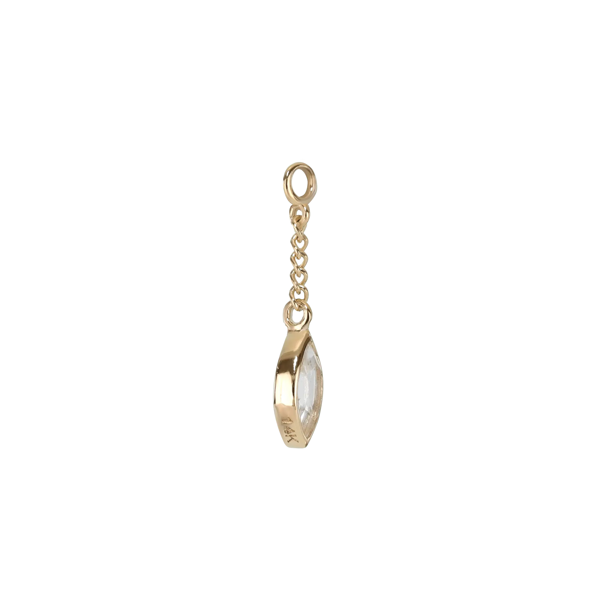 BEATTI Charms Aris • Marquise Gemstone Chain Charm Aris • Marquise Gemstone Chain Charm
