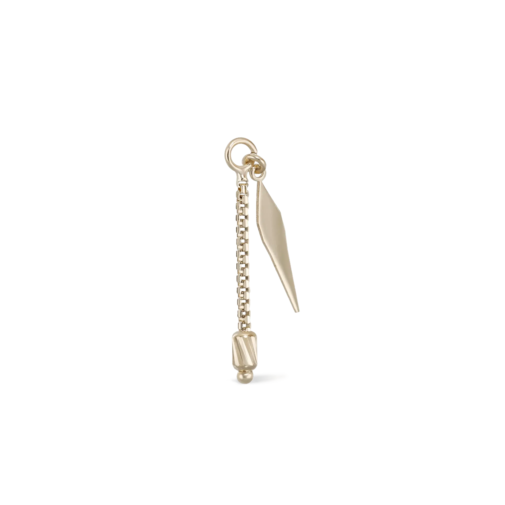 BEATTI Charms Gold Aurion II • Brillcut Spike Barrel Chain Charm MJC021 Aurion II • Brillcut Spike Barrel Chain Charm