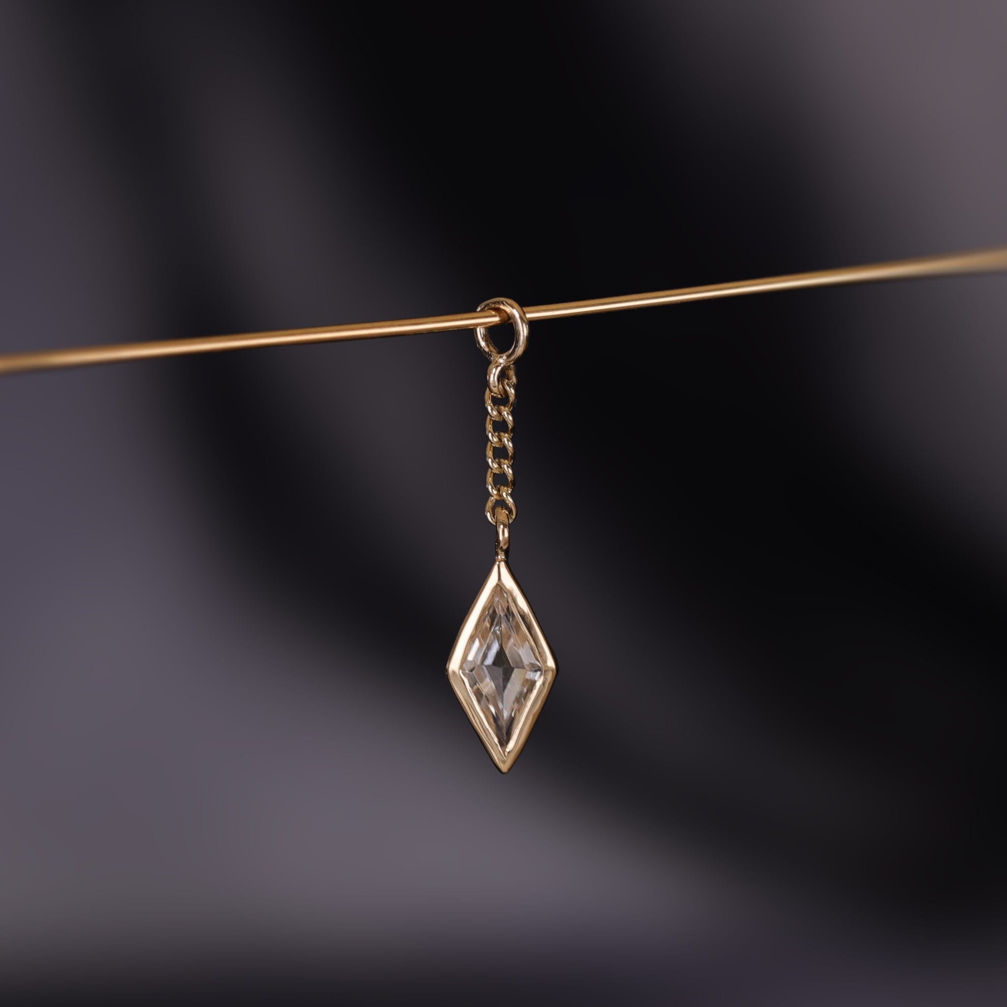 BEATTI Charms Xena • Rhombus Gemstone Chain Charm Xena • Rhombus Gemstone Chain Charm