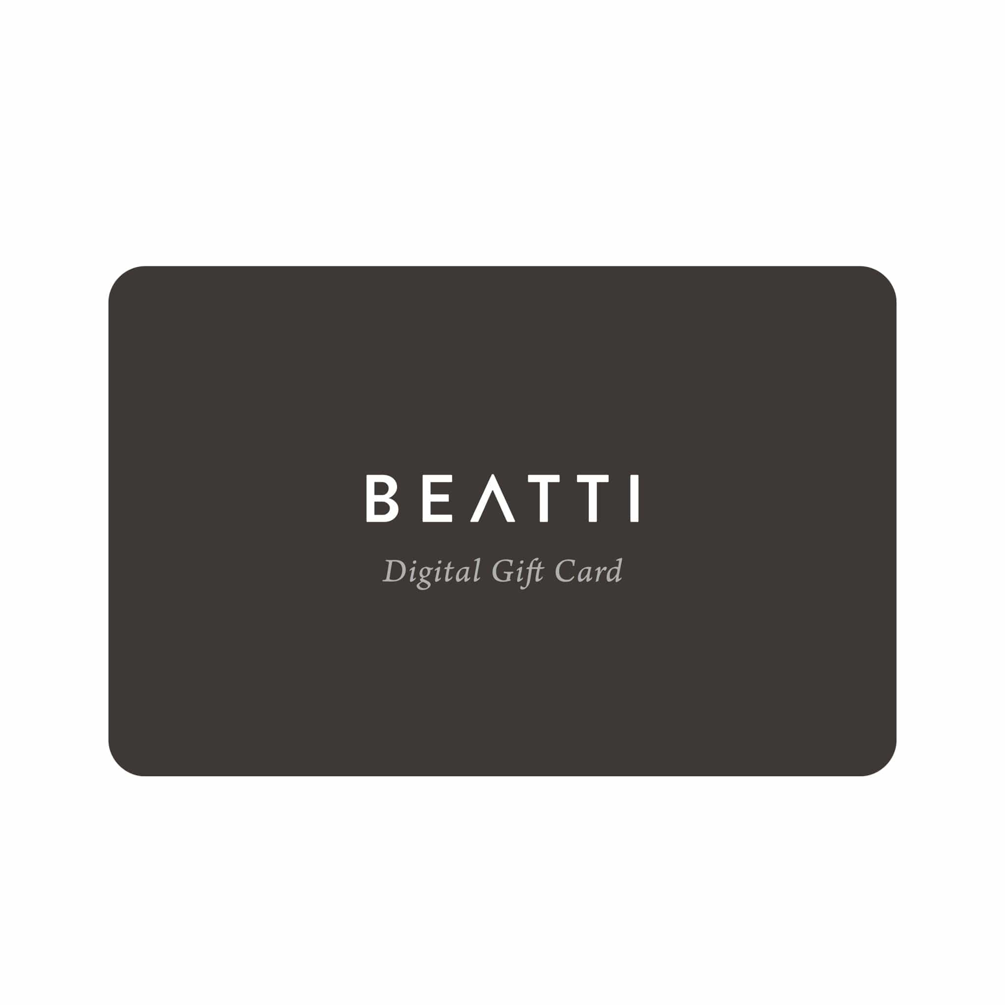 BEATTI gift card Digital Gift Card Digital Gift Card