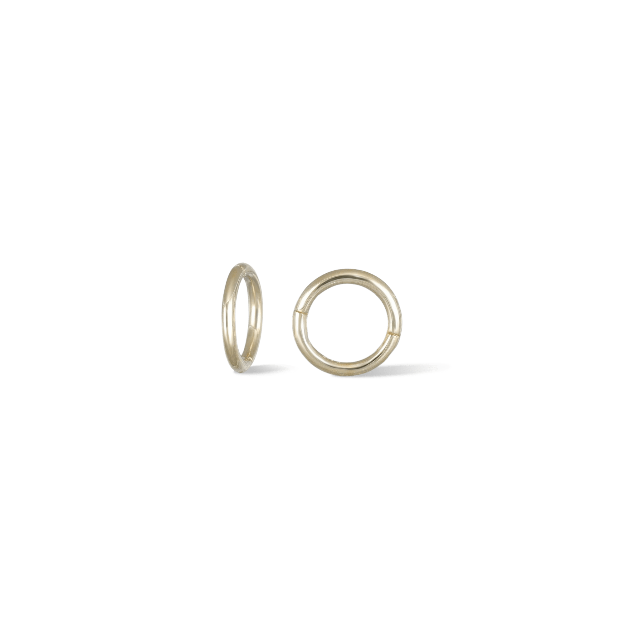 BEATTI Hoops 14K Gold Seamless Hoop Clicker • 16G 6mm 14K Gold Seamless Hoop Clicker • 16G 6mm