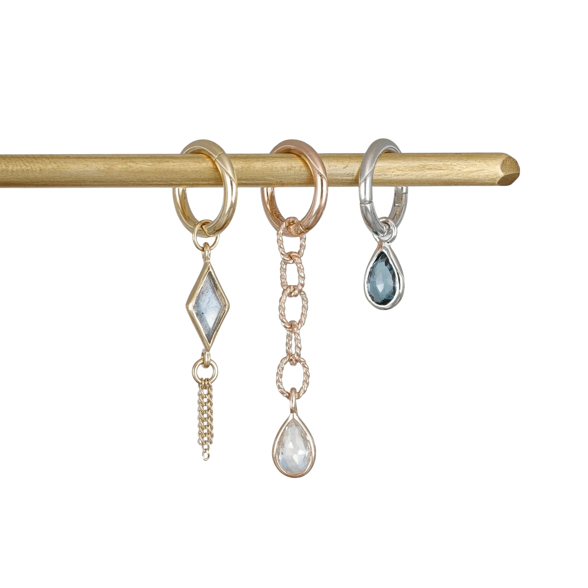 BEATTI Hoops 14K Gold Seamless Hoop Clicker • 16G 6mm 14K Gold Seamless Hoop Clicker • 16G 6mm