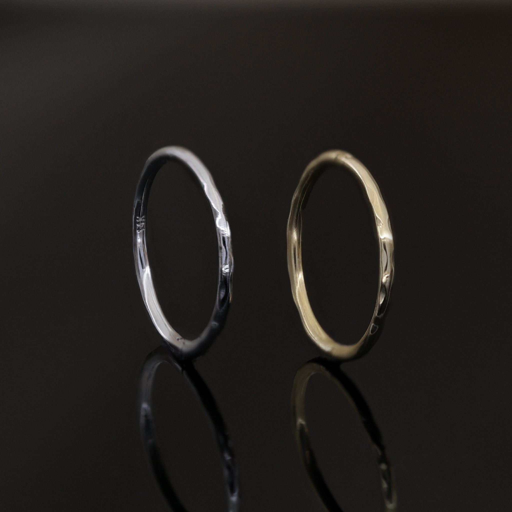 BEATTI Hoops 14K Gold Textured Clicker Hoops 14K Gold Textured Clicker Hoops