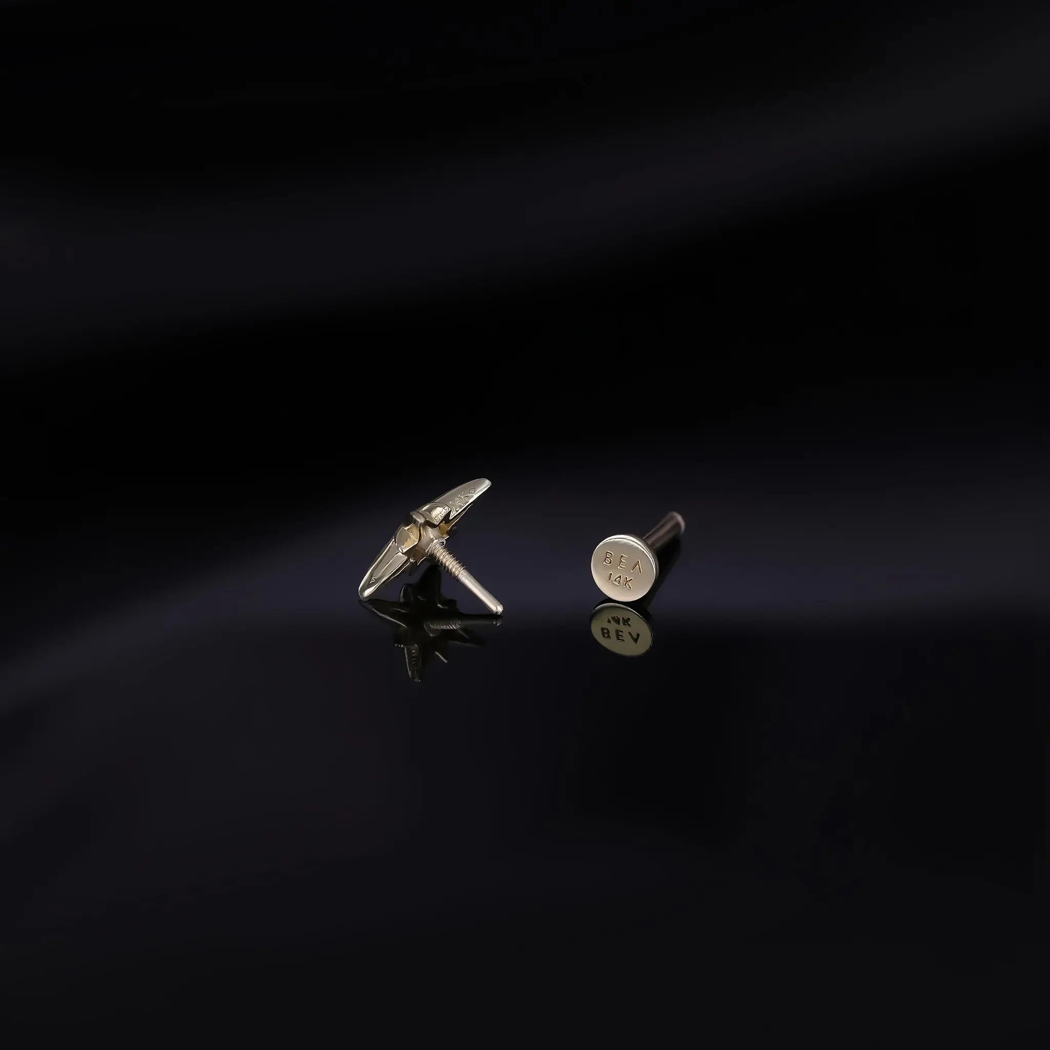 BEATTI Internal Thread CZ • North Star Internally Threaded Flatback Stud CZ • North Star Internally Threaded Flatback Stud