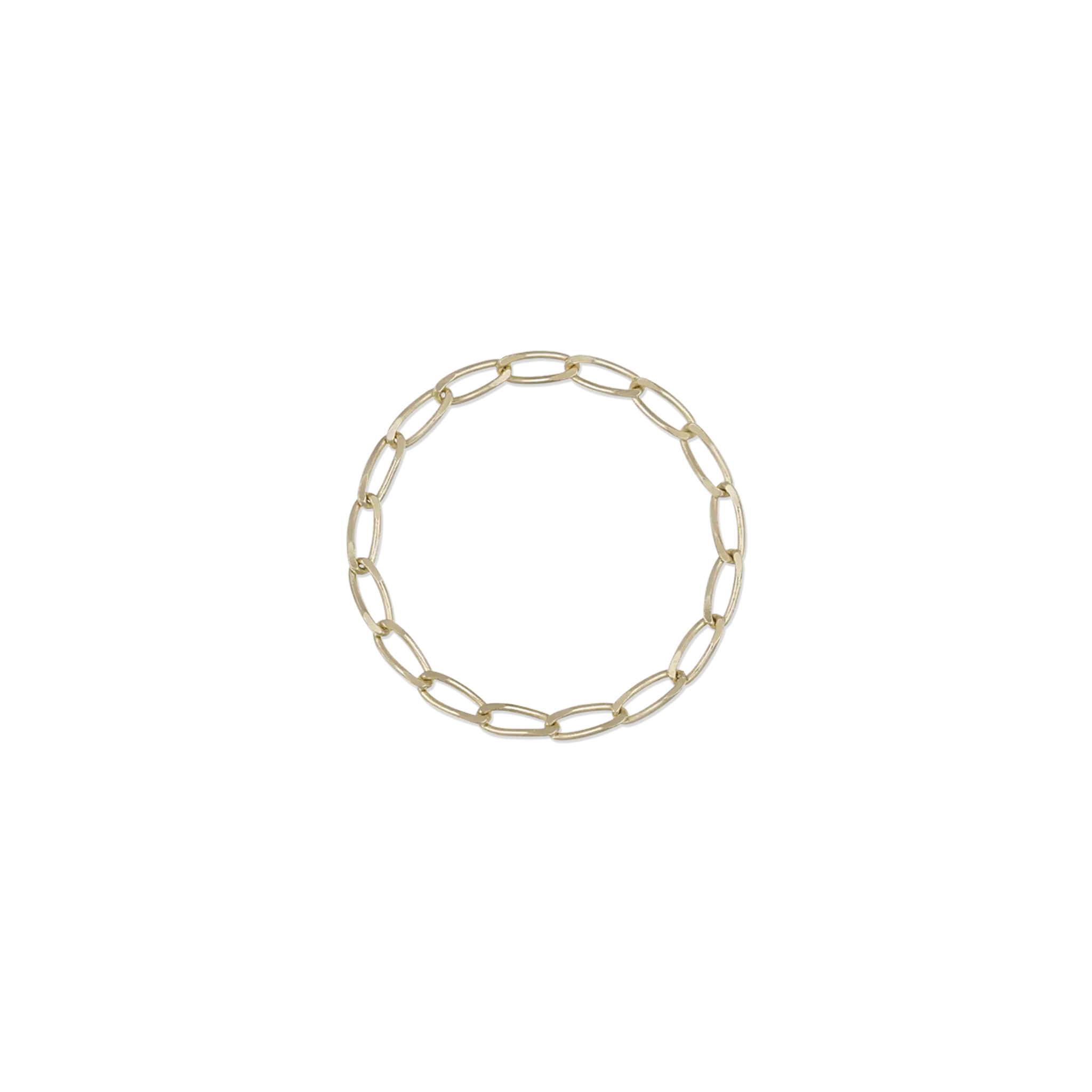 BEATTI Ring 14K Gold Chantal Link Chain Ring 14K Gold Chantal Link Chain Ring