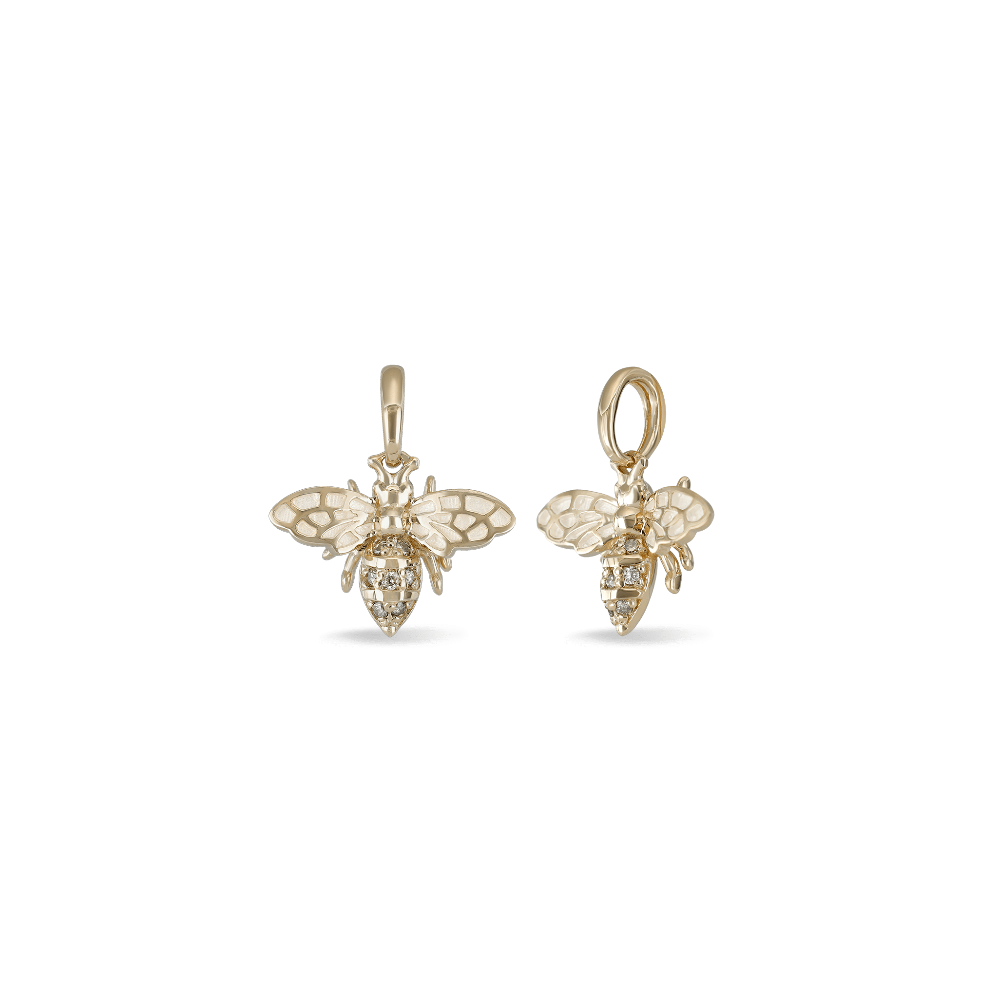 BEATTI Pendants Gold Eternal Diamond HoneyBee Pendant II JC150_W Eternal Diamond HoneyBee Pendant II