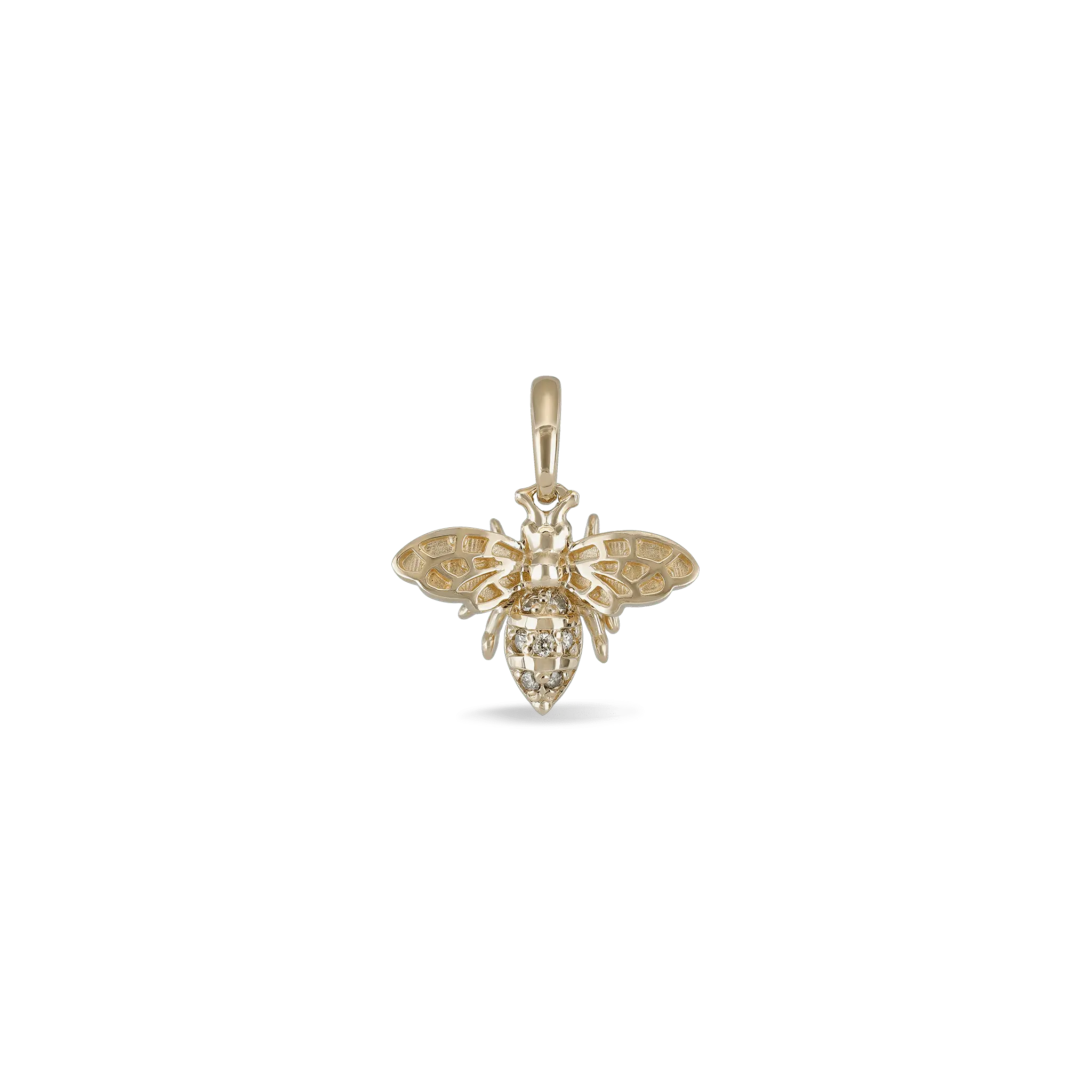 BEATTI Pendants Gold Eternal Diamond HoneyBee Pendant JC150_M Eternal Diamond HoneyBee Pendant