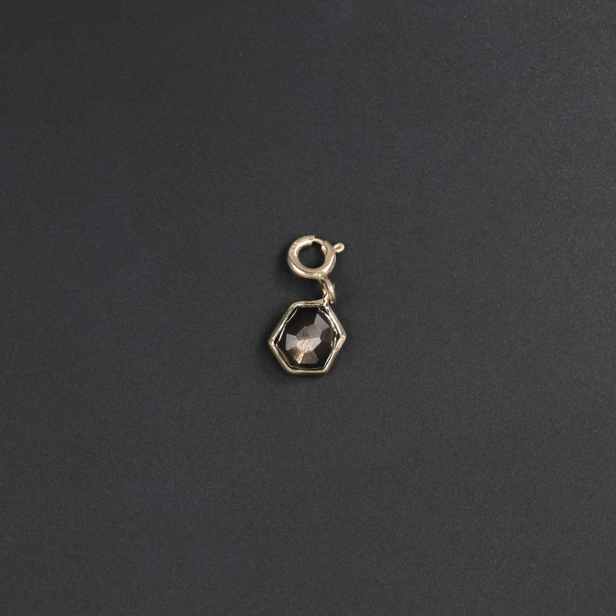 BEATTI Pendants Mini Hexagon Dome Gemstone SR Pendant Mini Hexagon Dome Gemstone SR Pendant